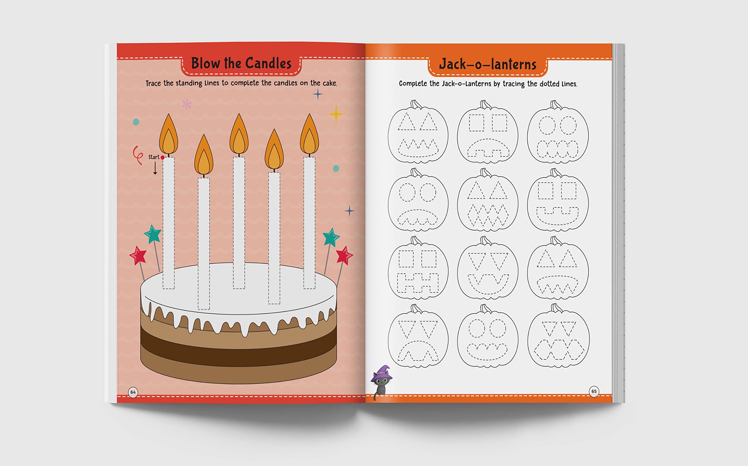 Wonder House 101 Pencil Control Activity Book - Tracing Practice for Ages 2+ 8