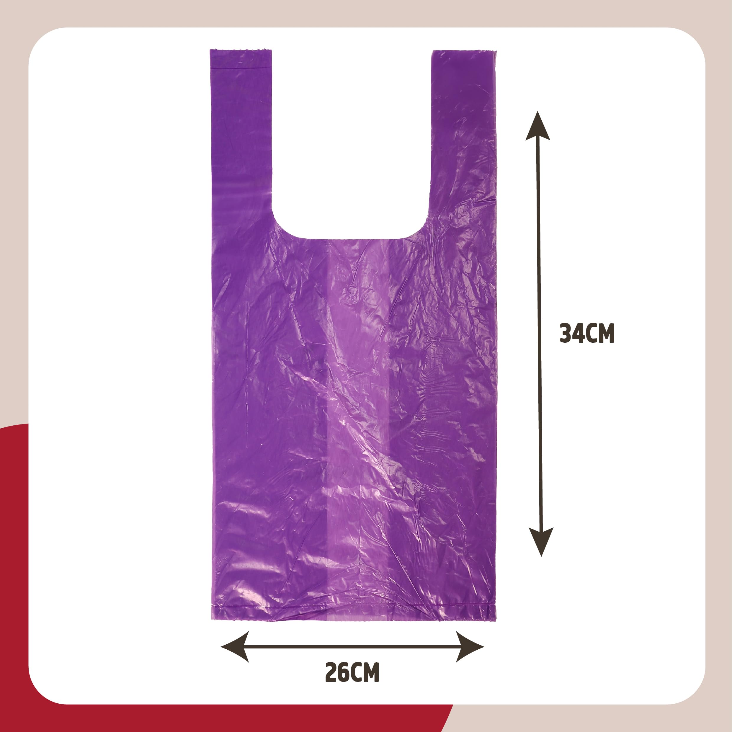 Rosewood Dog Poo Bags with Handles - 500 Bags | Vanilla Scented | Made with Recycled Plastic 5