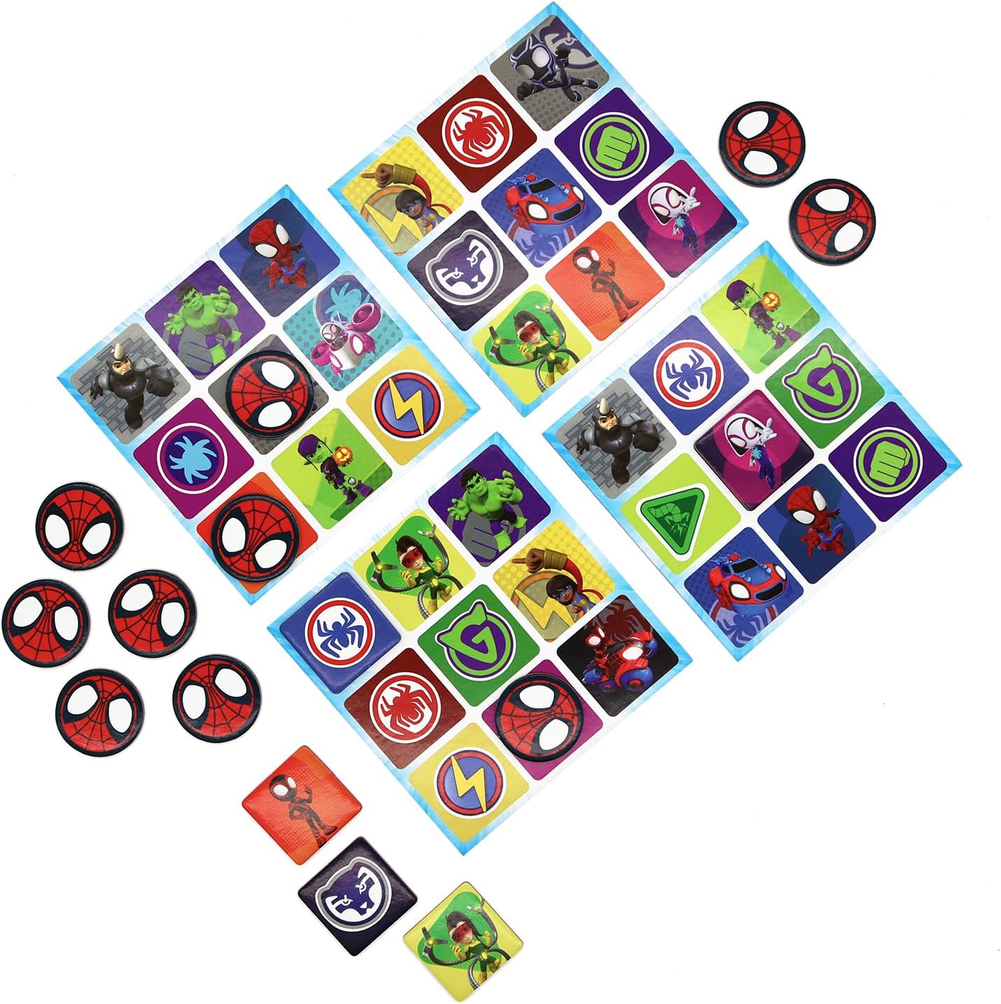 SHUFFLE Spidey and His Amazing Friends Bingo Game