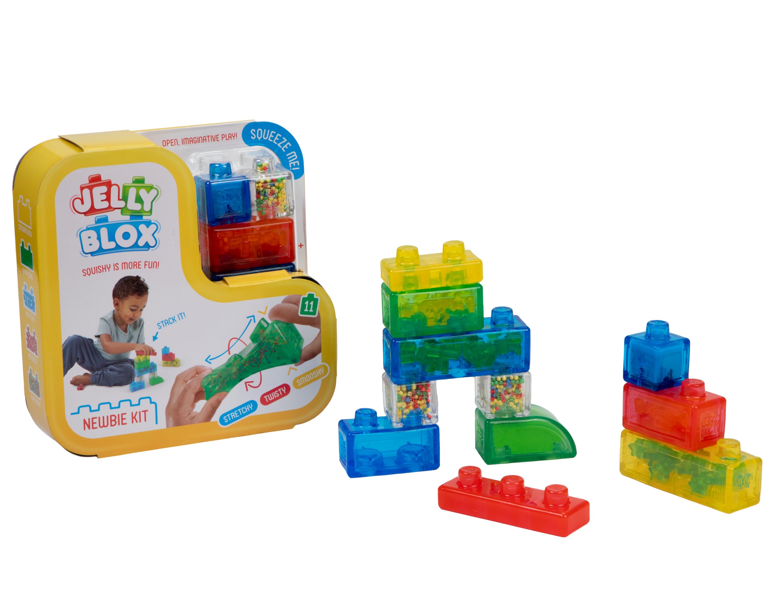 Goliath Jelly Blox - Newbie Kit | Squishy Building Blocks | Ages 2+ 1
