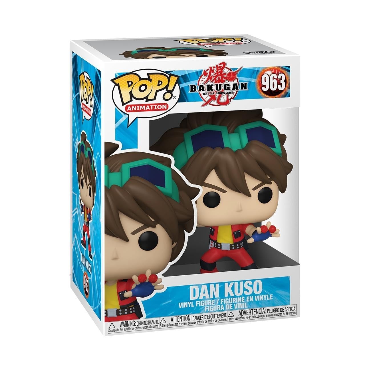 Funko Pop! Animation: Bakugan - Dan Vinyl Figure (54454)