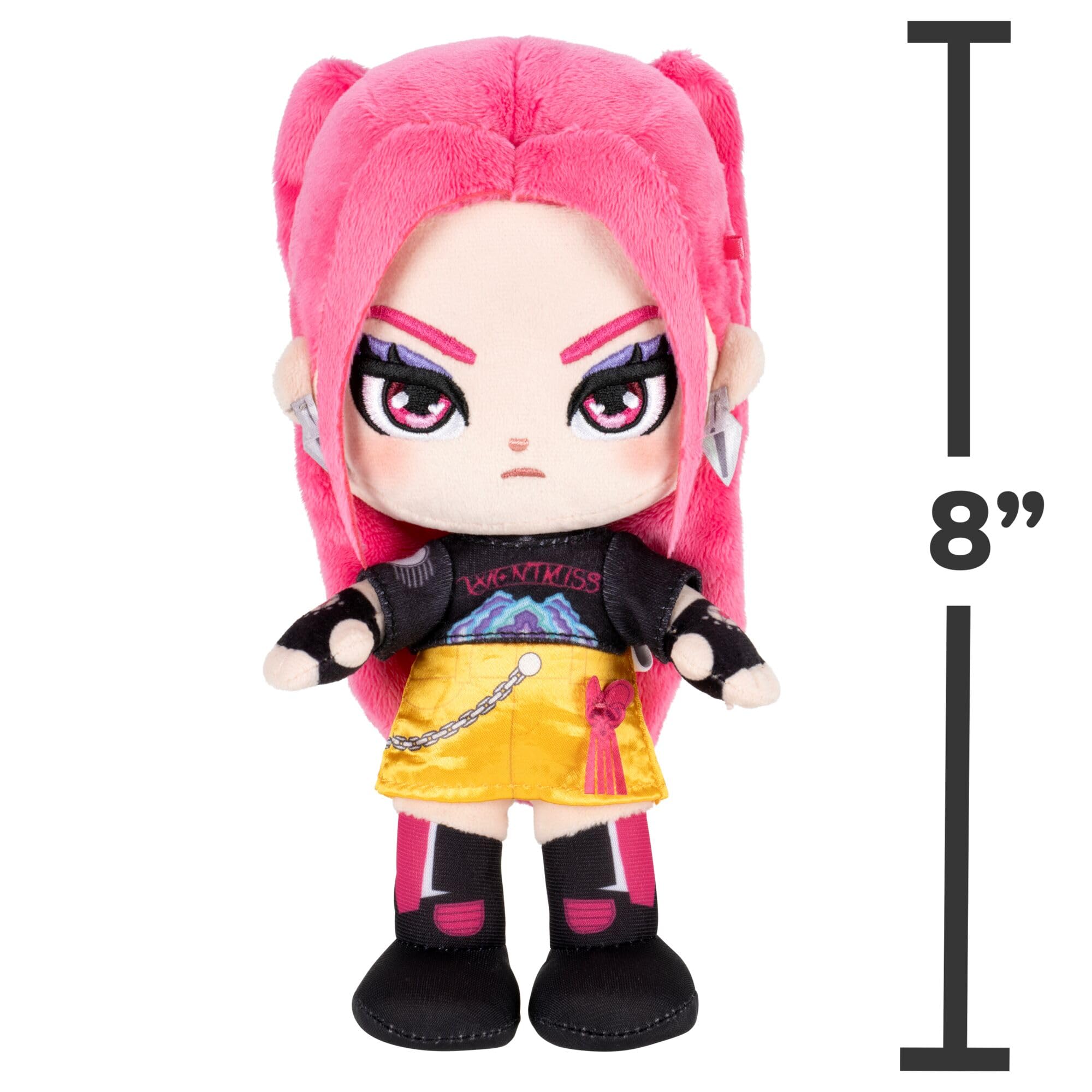 Jazwares KPop Demon Hunters Mira 8-inch Plush - Collectible Stuffed Toy | Ages 6+ 3