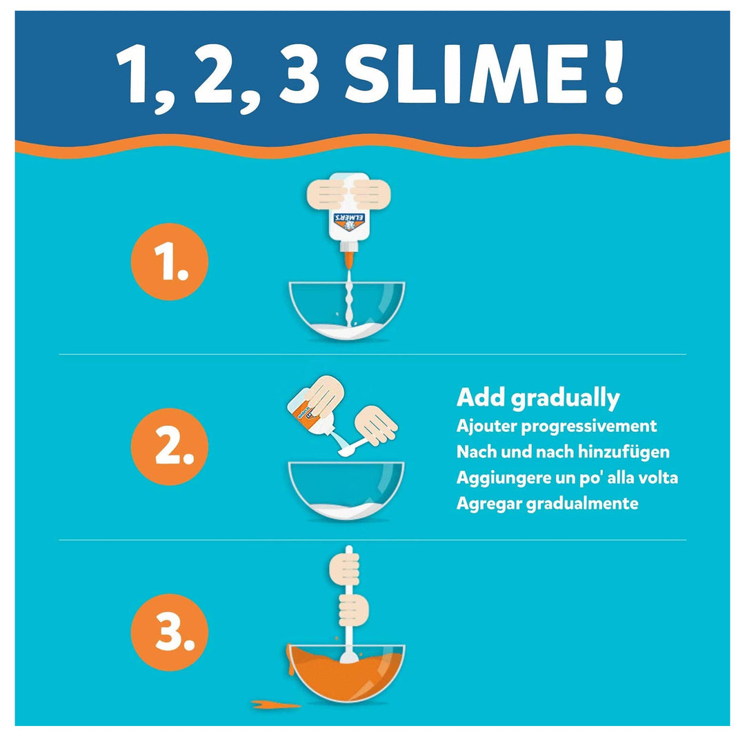 Elmer's Colour Changing Slime Kit - UV Reactive Slime Supplies for Kids