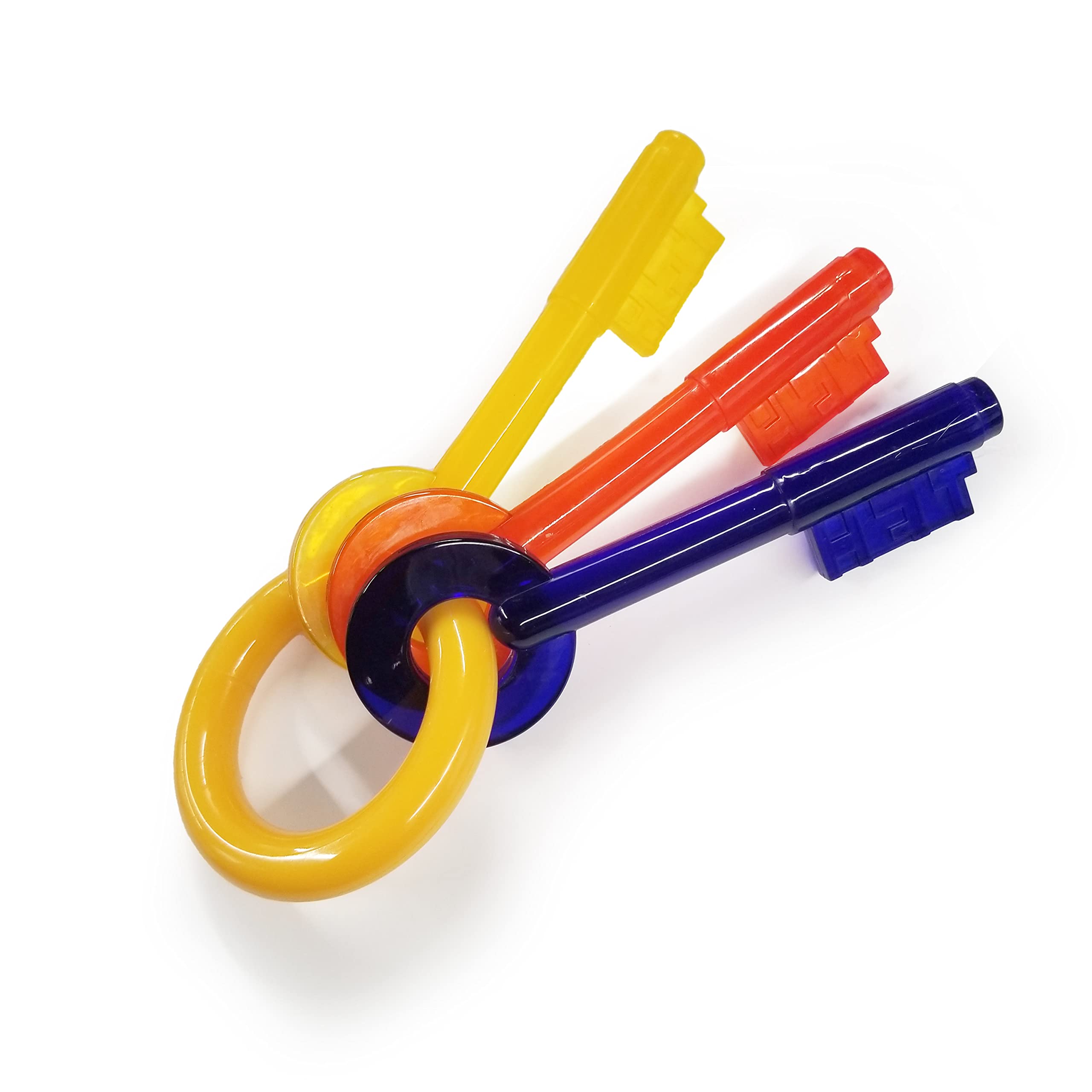 Nylabone Just For Puppies Key Ring Bone Chew Toy - Bacon Flavour, Medium, for Puppies up to 16kg 1