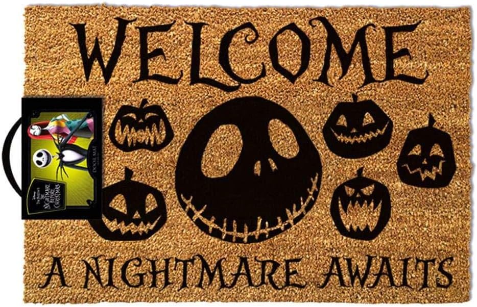 Pyramid International – Fußmatte „Nightmare Before Christmas – A Nightmare Awaits“ (GP85256, mehrfarbig, 40 x 60 cm) 3