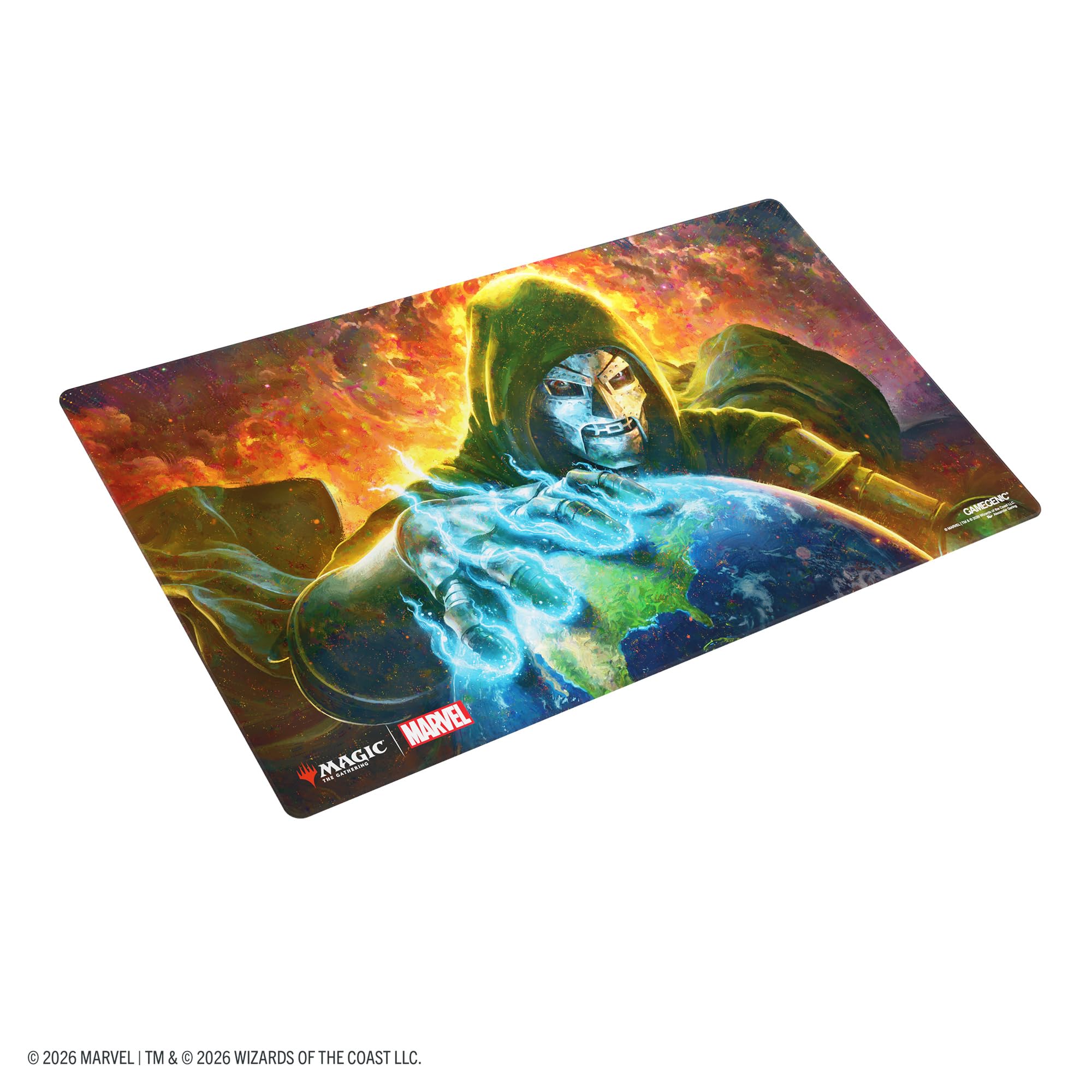 Gamegenic Magic: The Gathering Marvel Super Heroes Shiny Playmat - Doom | Official Licensed Design 2
