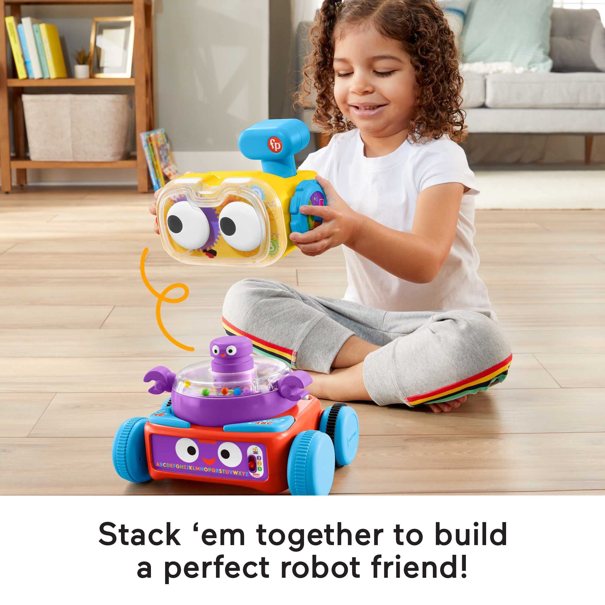 Fisher-Price 4-in-1 Ultimate Learning Bot, elektronisches Aktivitätsspielzeug mit Lichtern, Musik und Lerninhalten für Säuglinge und Kinder 7