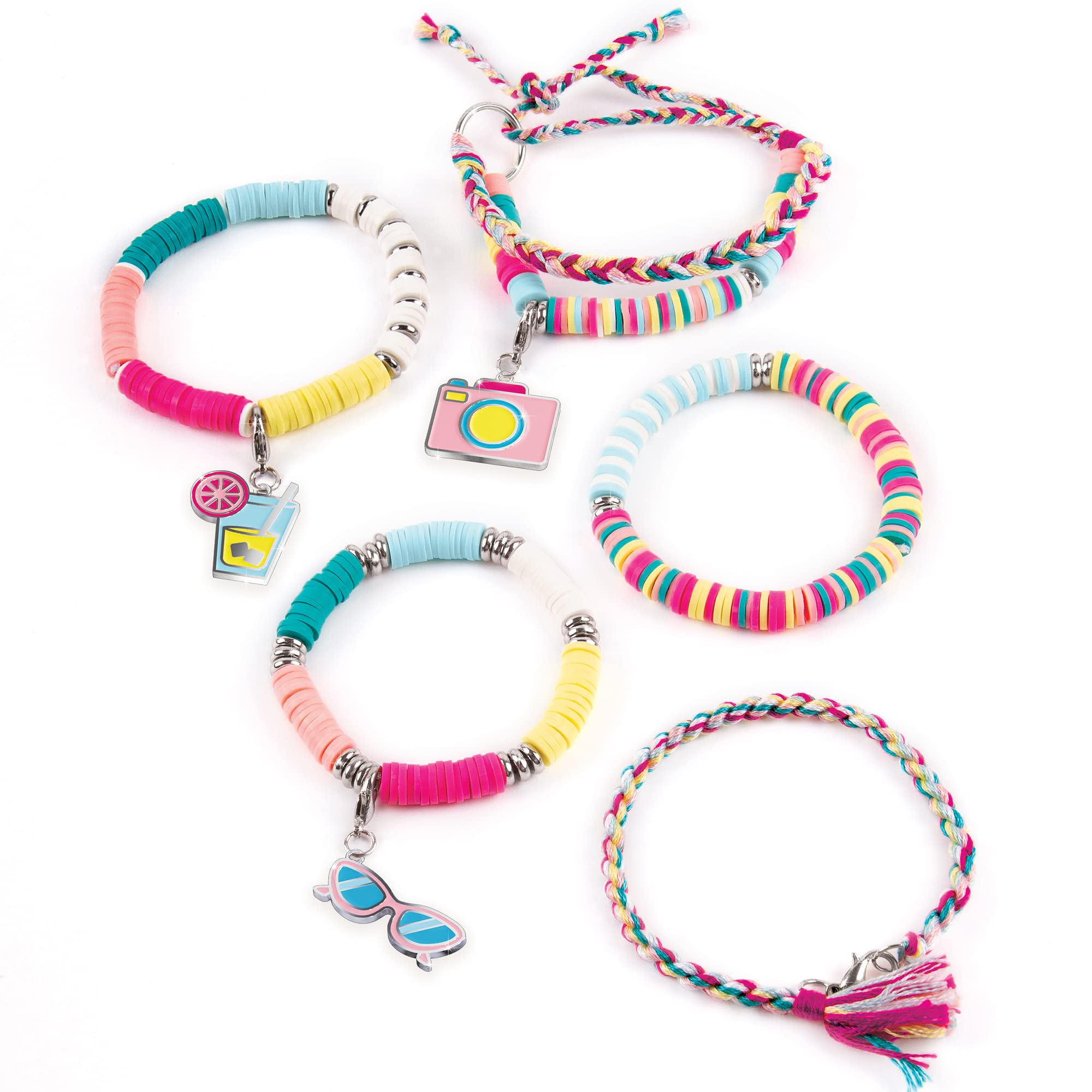 Make It Real 1317 Ensembles de fabrication de bijoux pour enfants, multicolores 4