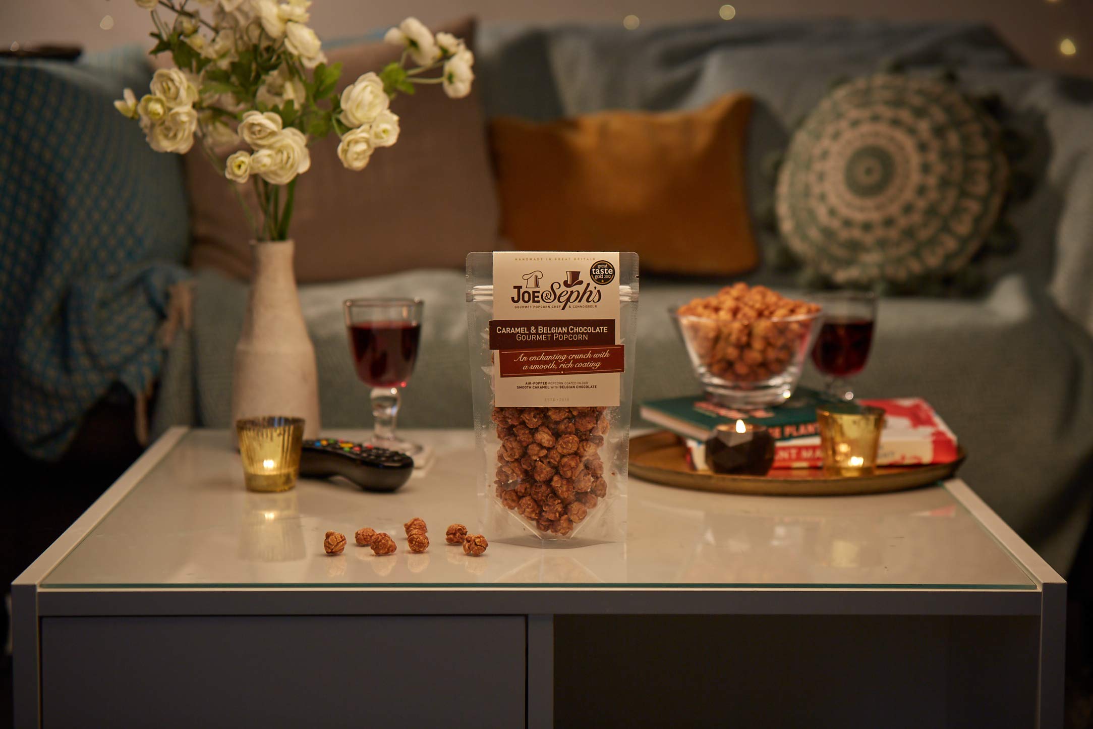 Joe & Seph's Double Chocolate Popcorn (80g) - Gourmet Air-Popped Snack 7