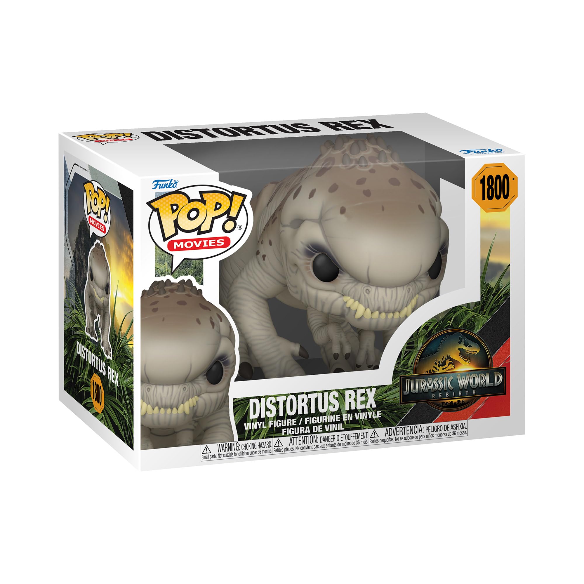 Funko Pop! Movies: Jurassic World (2025) - Distortus Rex Chibi Figure | Vinyl | 3.75 in 1