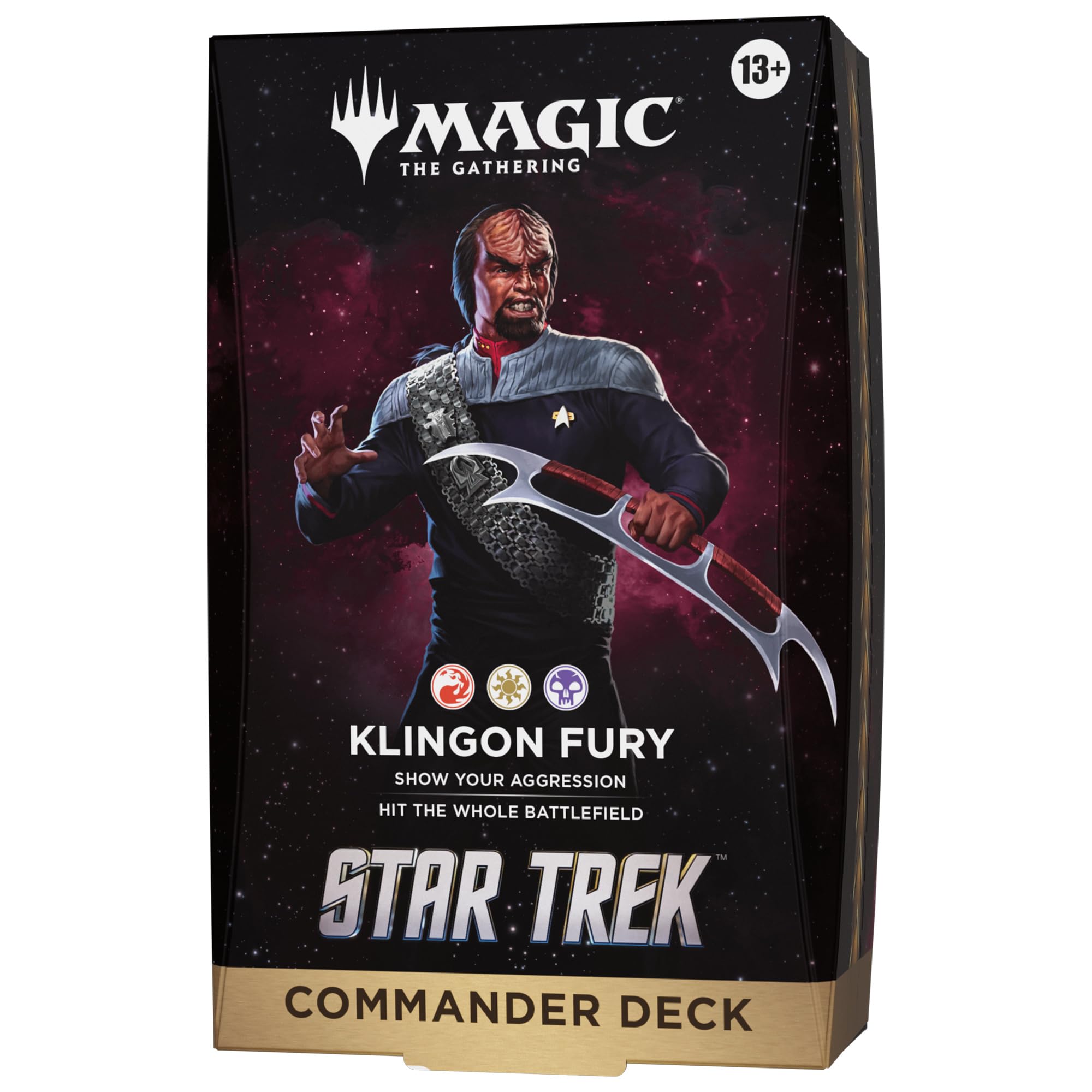 Magic: The Gathering Star Trek Commander Deck - Klingon Fury | Multiplayer Card Game | Adult 1