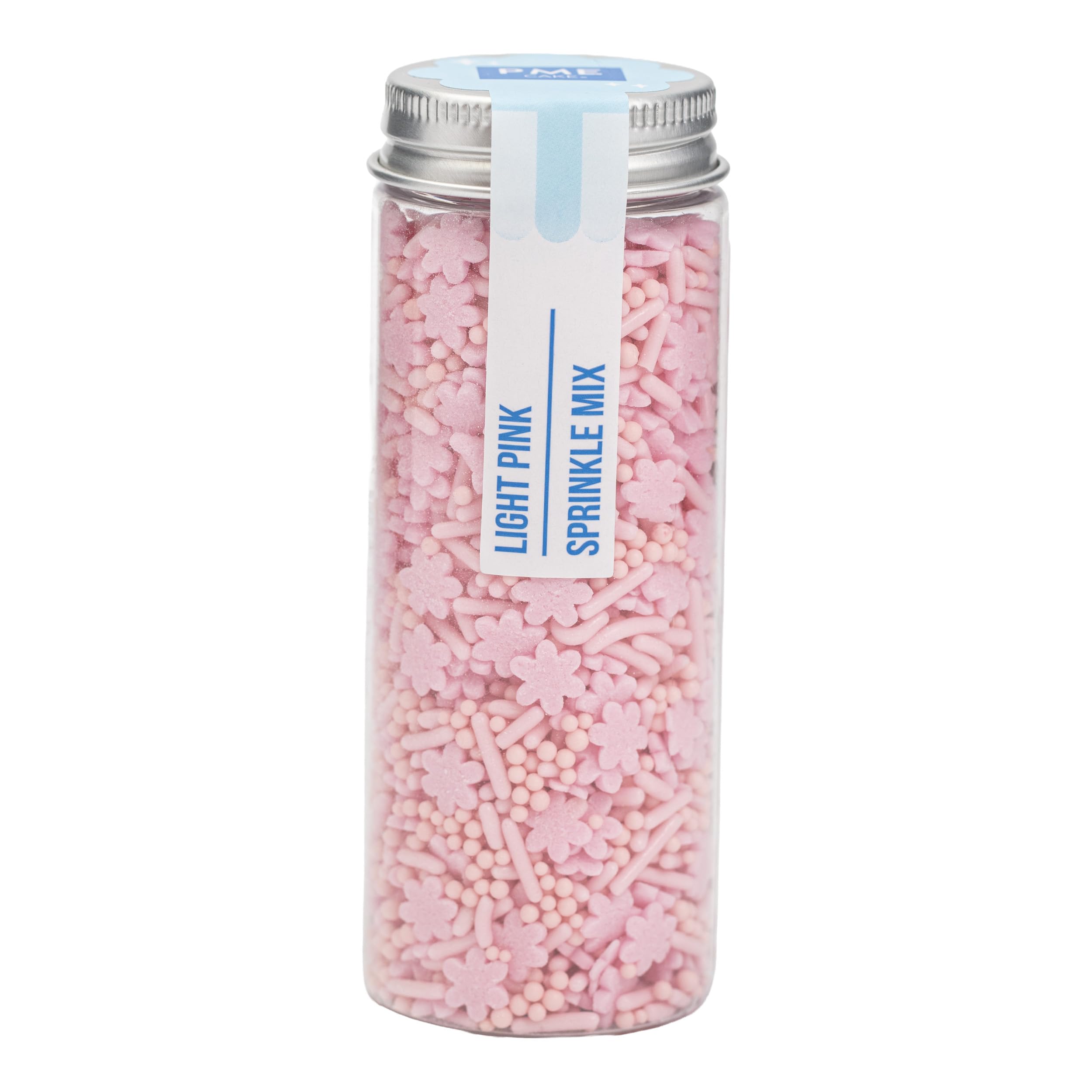 PME Cake Sprinkle Mix - Light Pink | 76g Daisy, Strand & Bead Blend | SKKM01