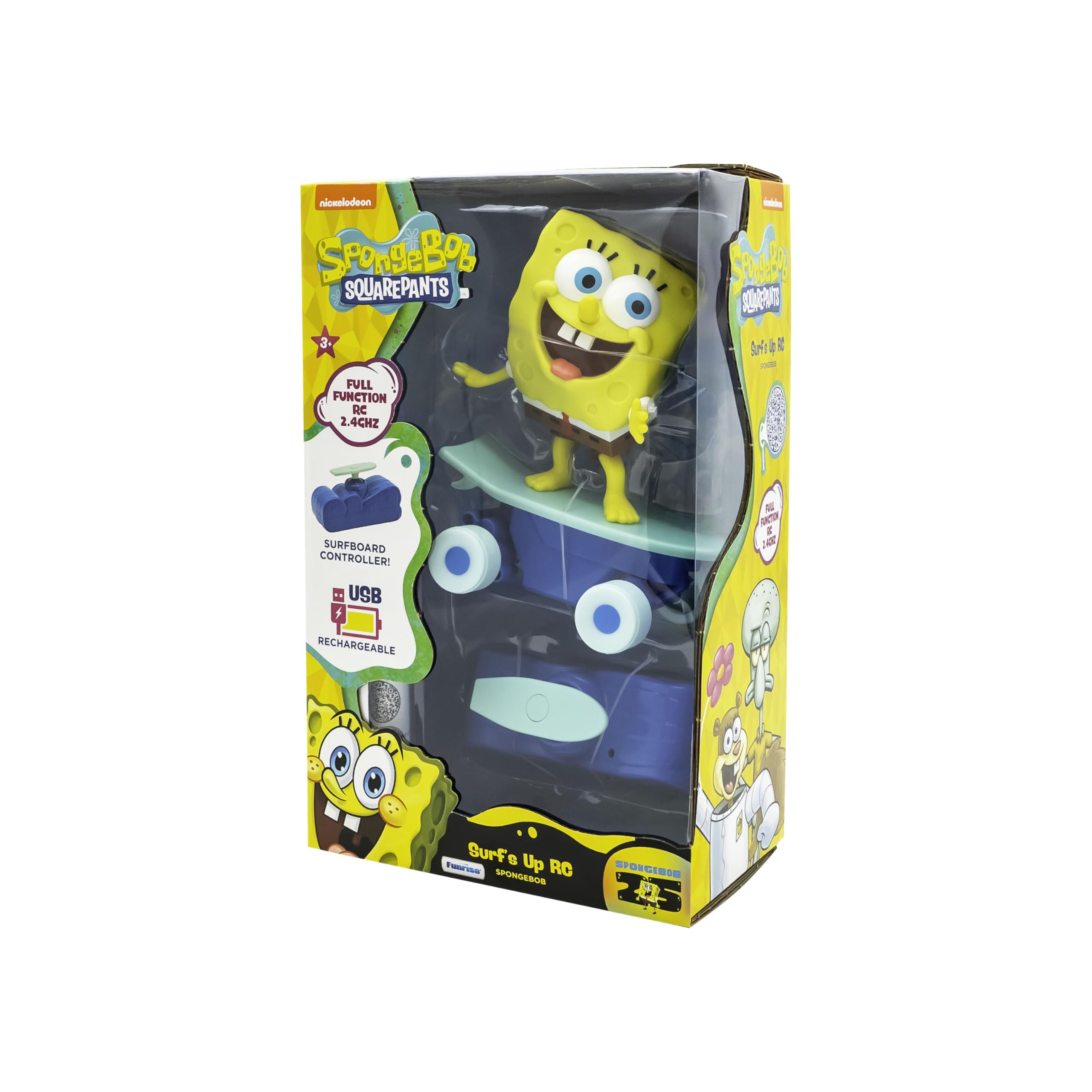 SpongeBob SquarePants Surf's Up RC Vehicle - Remote-Controlled Surfing Action, Ages 5+ 5