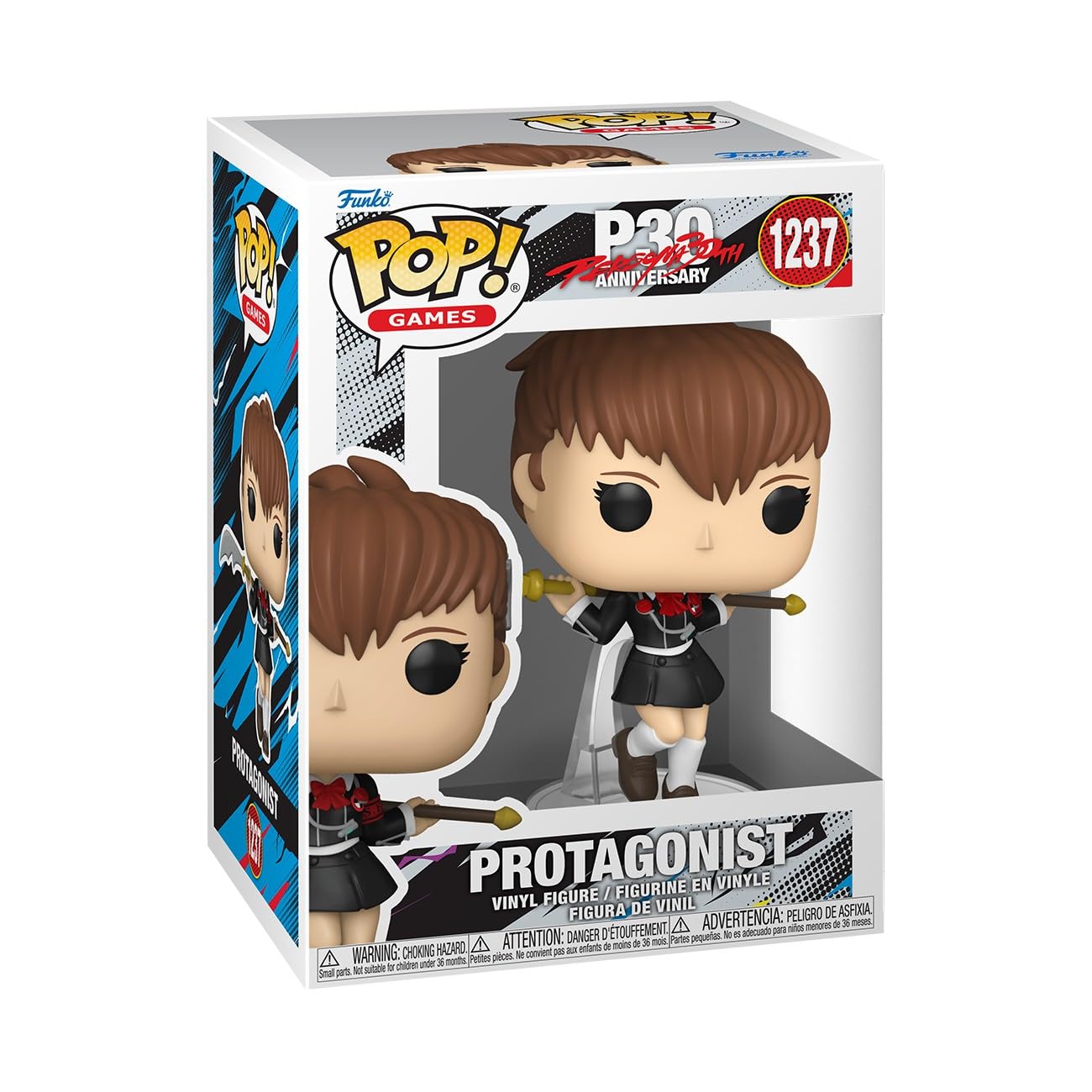 Funko Persona Female Protagonist Chibi Vinyl Figure - 3.75 in Collectible | Model 91465 1