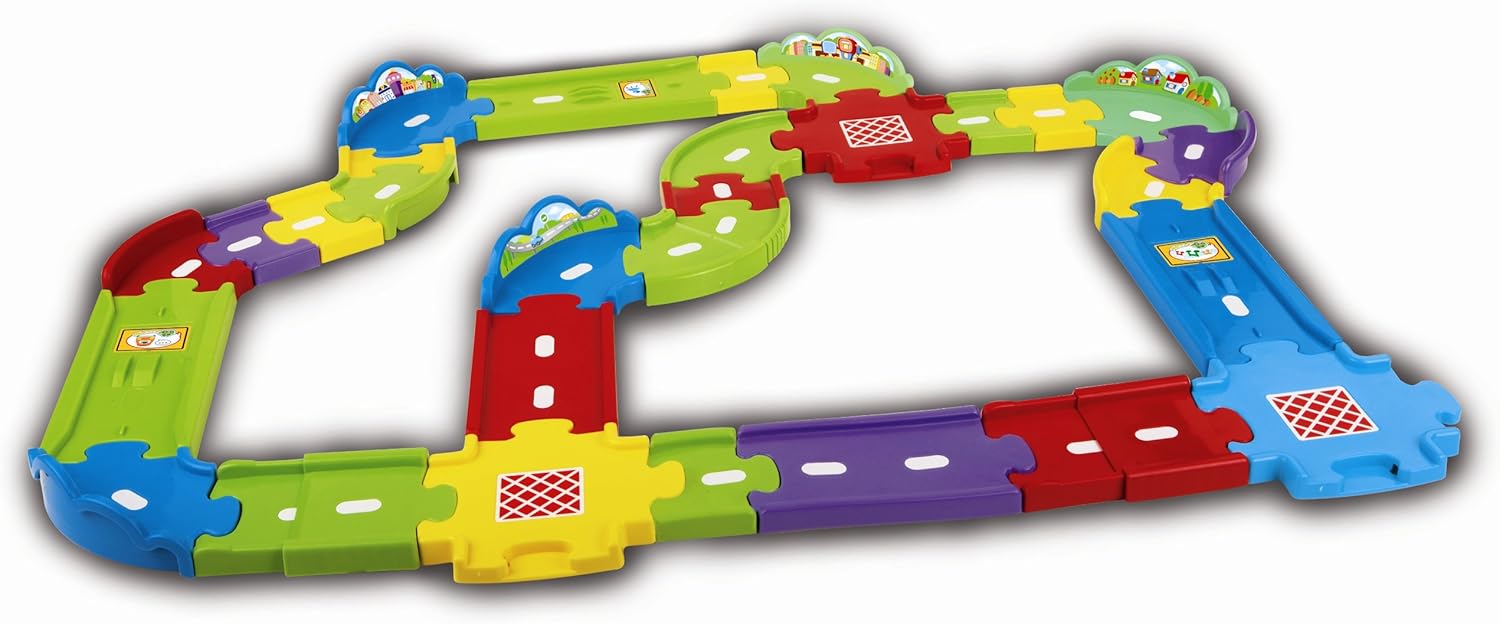 VTech Toot-Toot Drivers Deluxe Car Track Set - 30-Piece Interactive Playset for Toddlers 12M+ 1