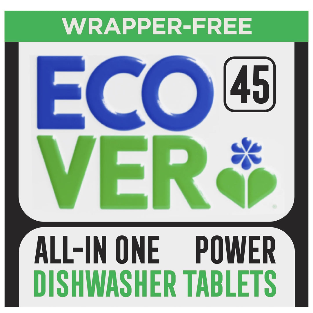 Ecover - All-In-One Power Dishwasher Tablets with Salt & Rinse Aid