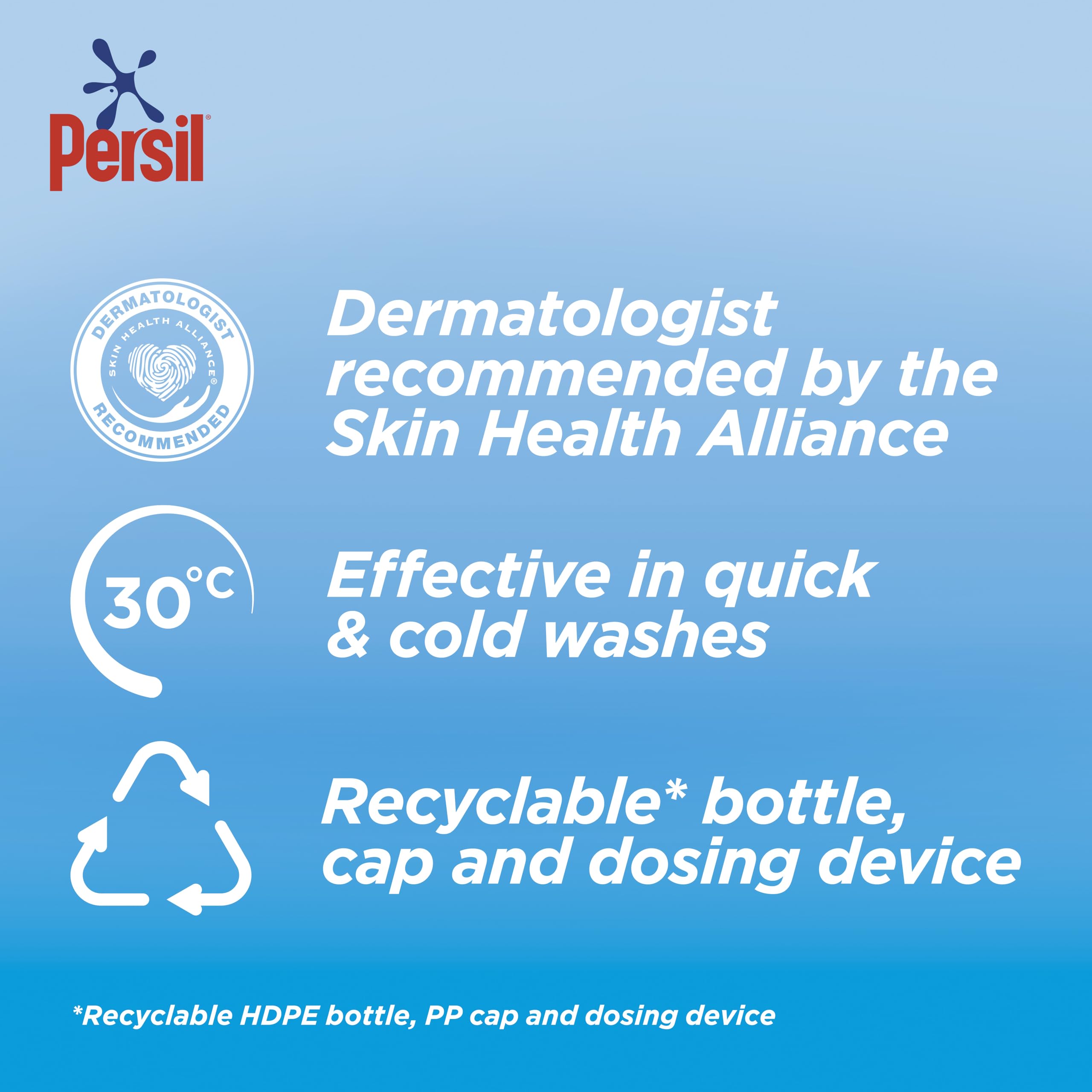 Persil Non Bio Laundry Washing Liquid Detergent - Gentle on Sensitive Skin | 945 ml 6