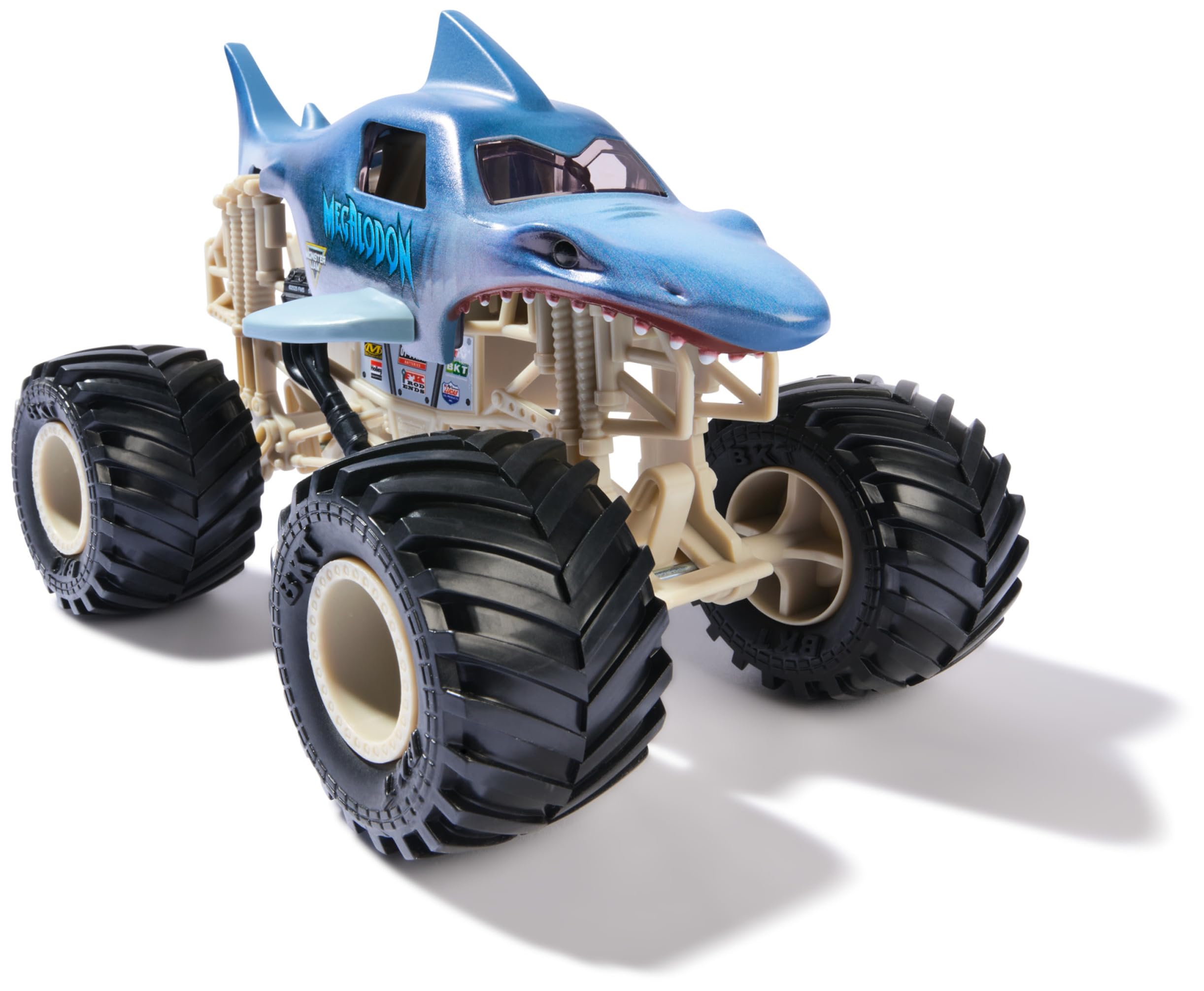 Monster Jam Megalodon Monster Truck - 1:24 Scale Die-Cast Vehicle for Kids 9