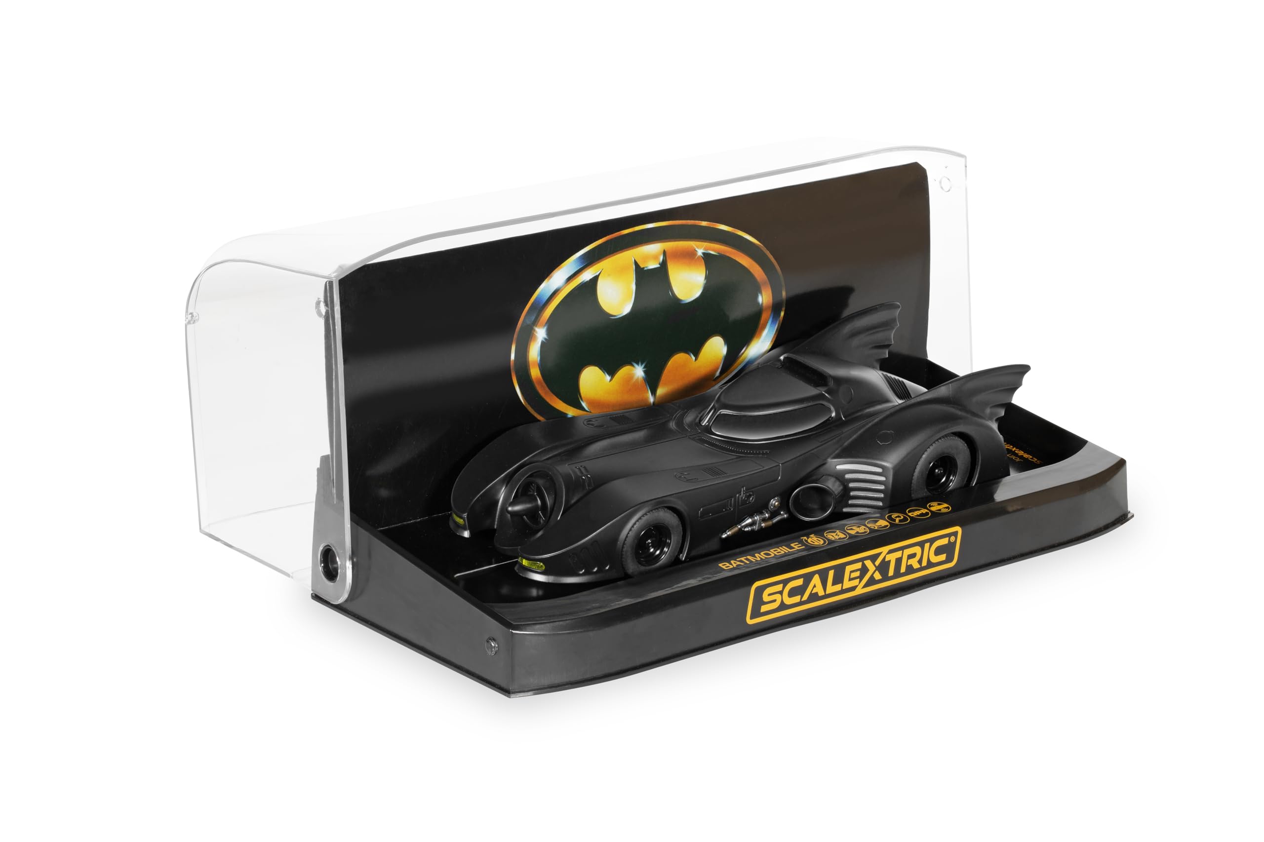 Scalextric C4492 Batmobile - Batman 1989 Slot Car | 1:32 Scale | Super Resistant 3