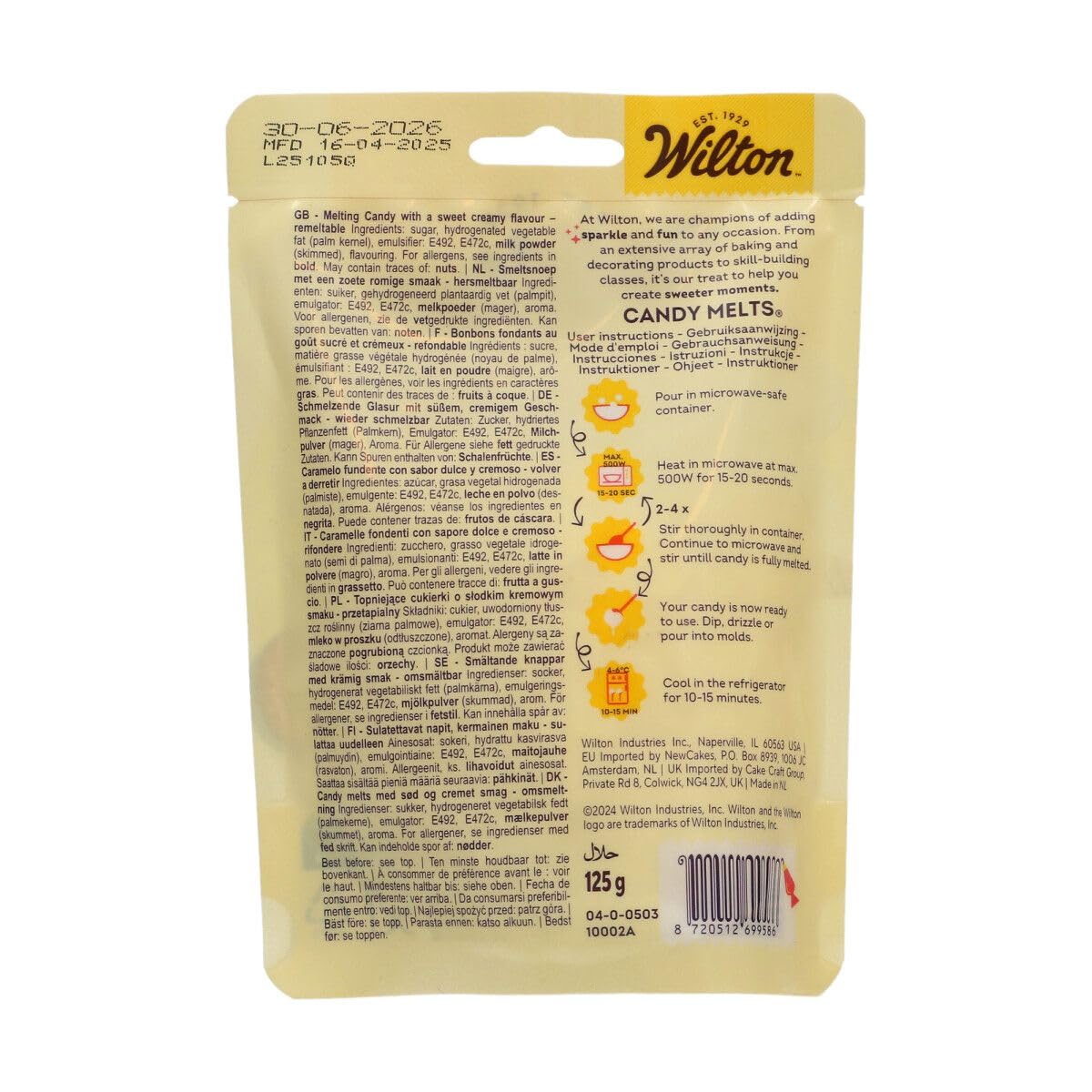 Wilton Candy Melts Bright White - Melting Candy with Sweet Creamy Flavour 6