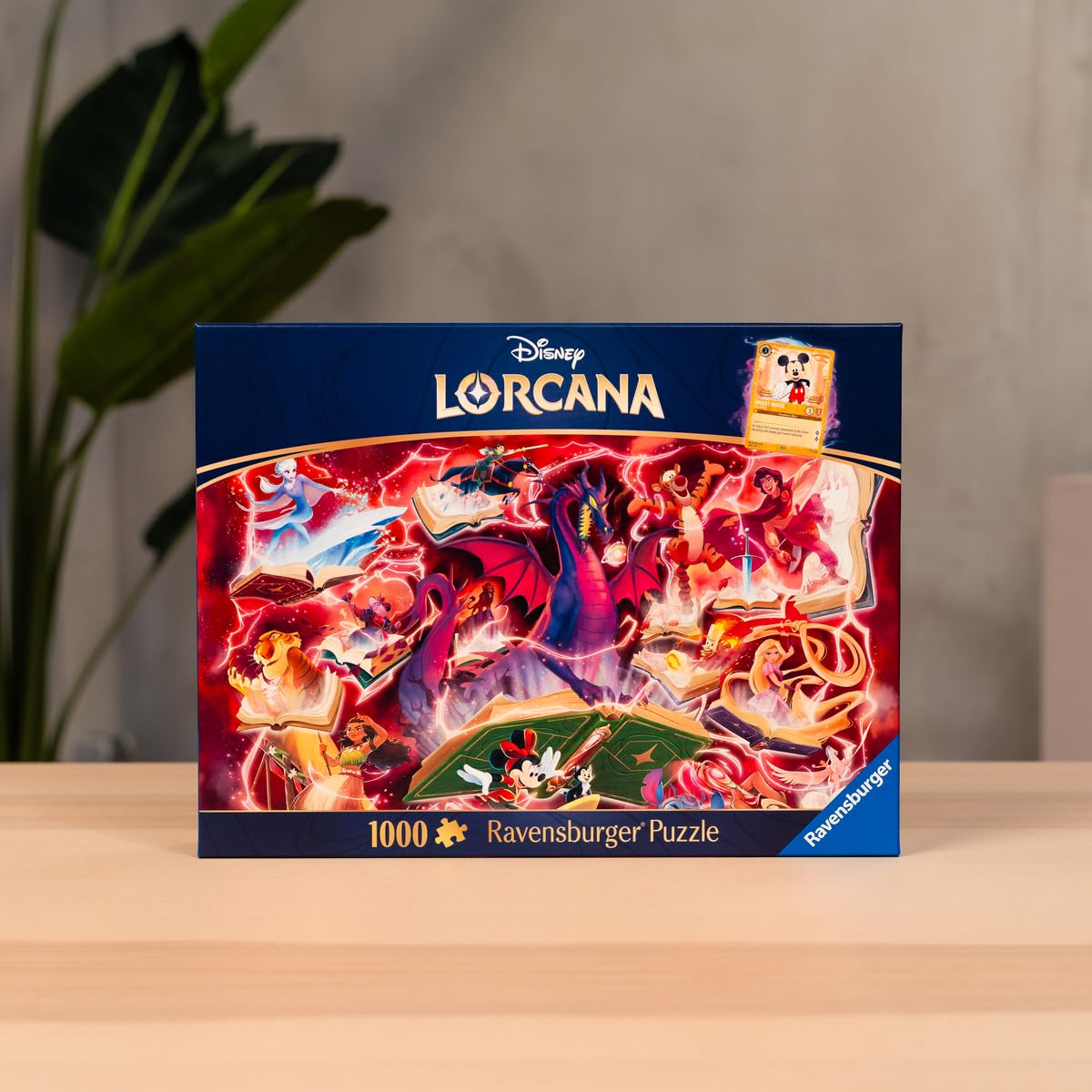 Ravensburger Disney Lorcana Glimmers of the Realm: Ruby 1000-Piece Jigsaw Puzzle 4