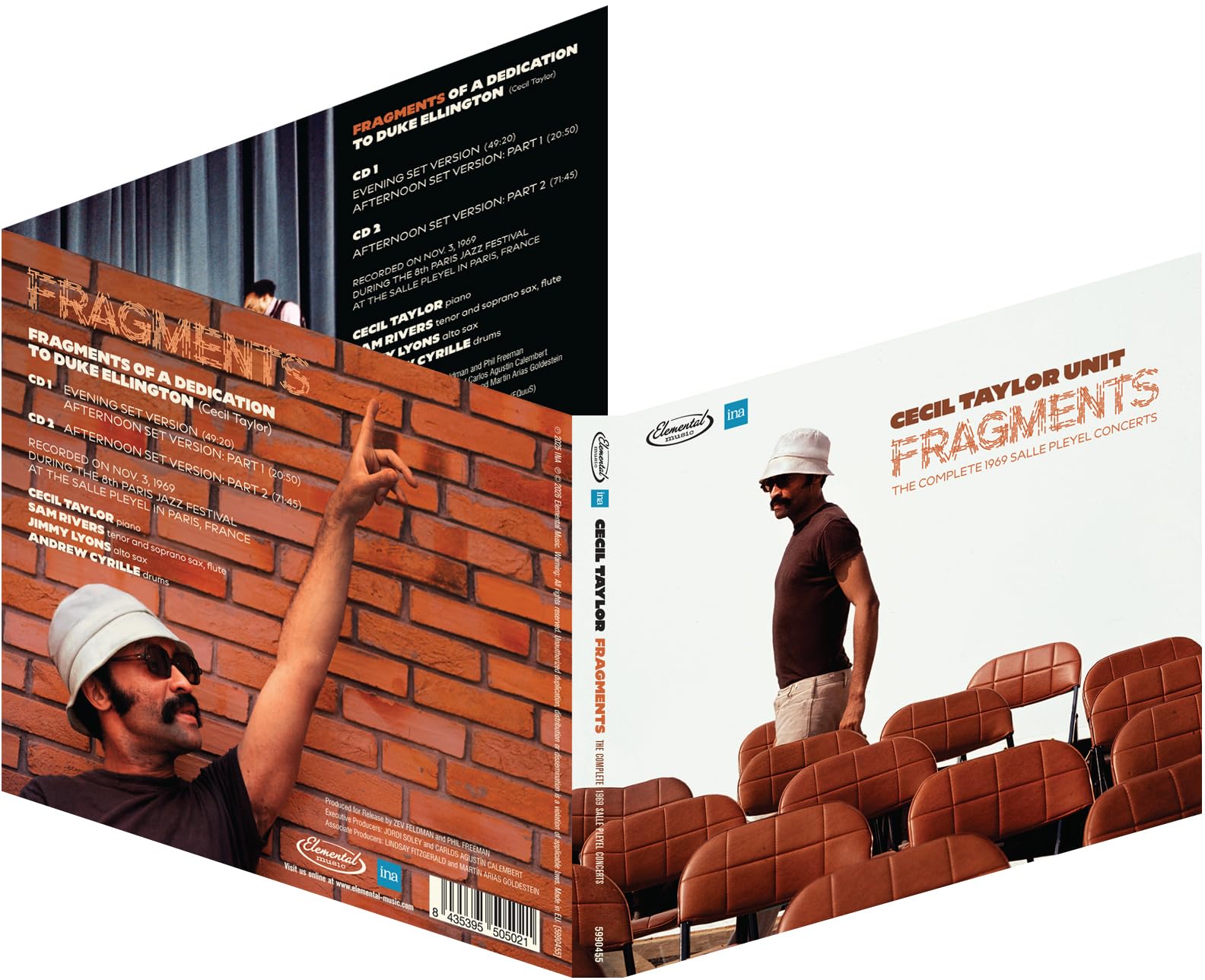 Cecil Taylor - Fragments: The Complete 1969 Salle Pleyel Concerts [Import CD] 1