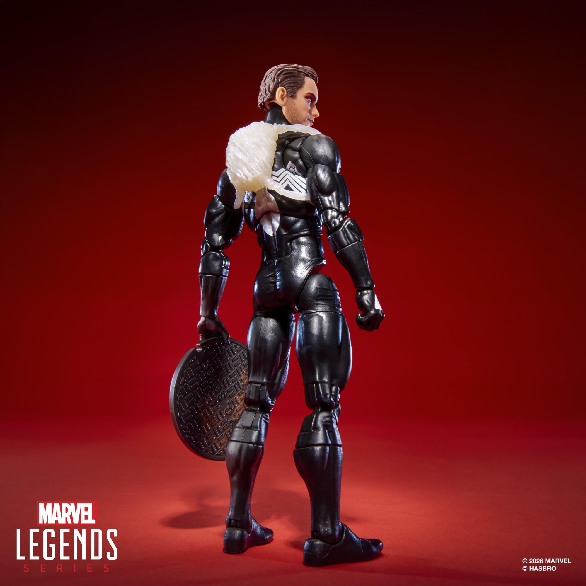 Marvel Legends Maximum Series Symbiote Spider-Man Action Figure - 15 cm, 20+ Points of Articulation, 17 Accessories 7