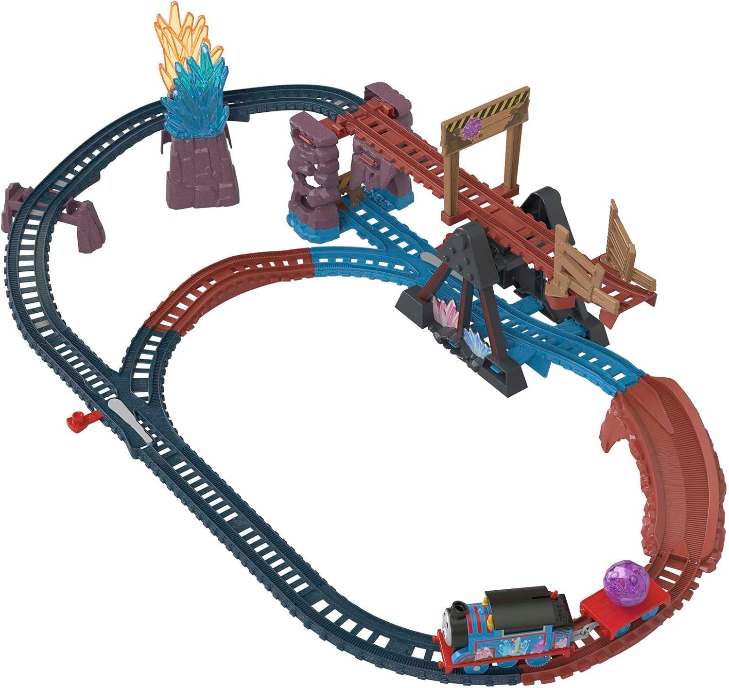 Fisher-Price Thomas and Friends Crystal Caves Adventure Train Set - Motorized Thomas Engine & Track Playset for Ages 3+ 1