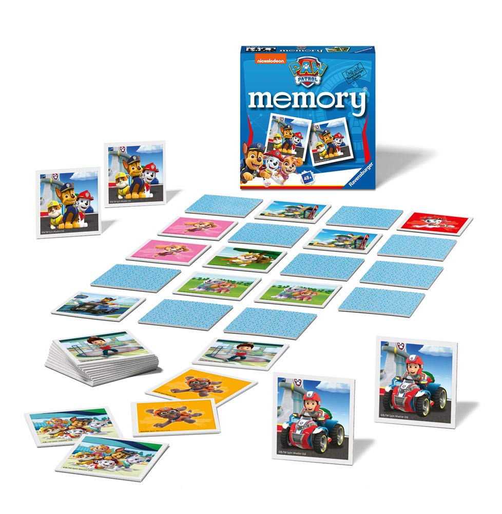 Ravensburger Paw Patrol Mini Memory Game - Matching Card Game for Kids