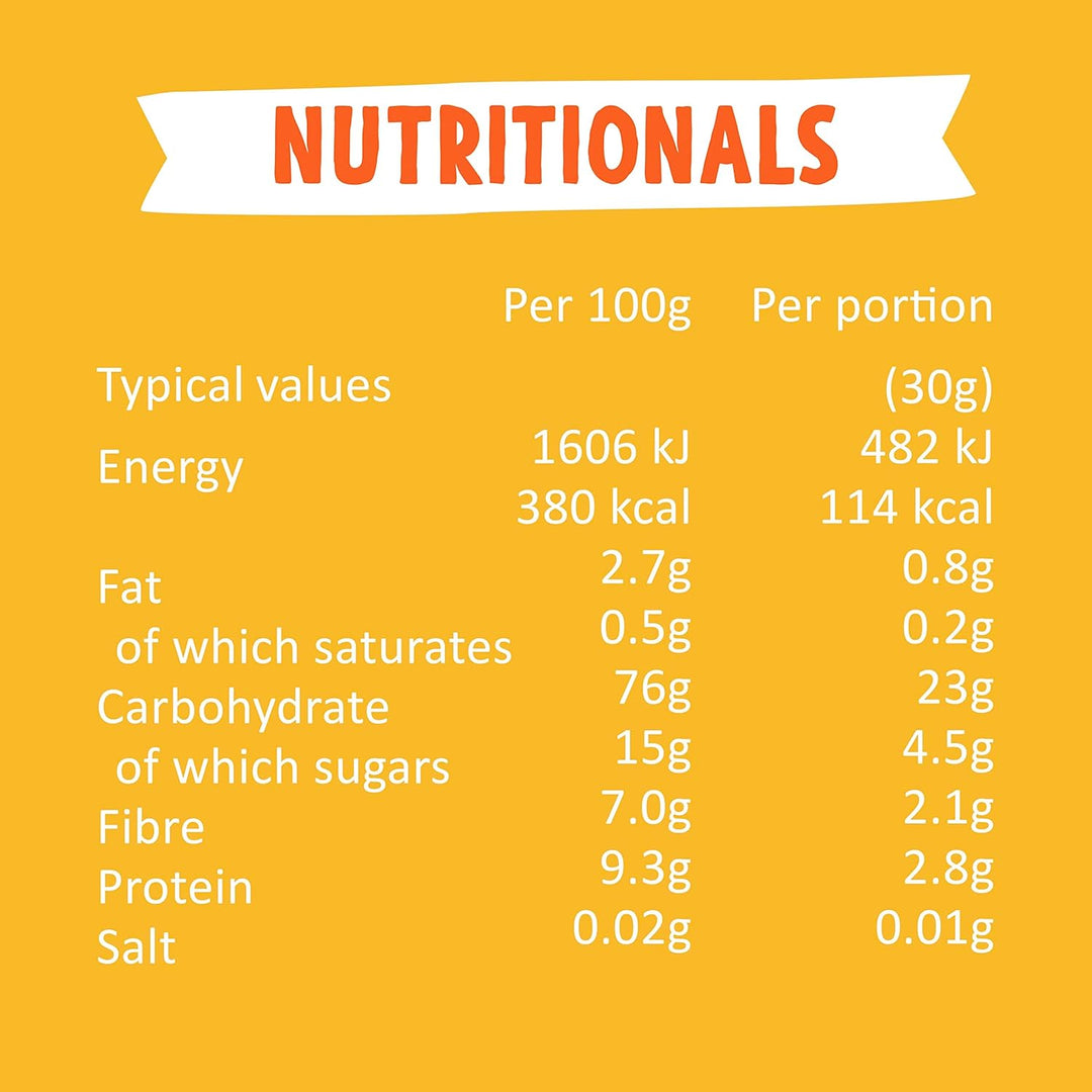BEAR Alphabites Multigrain Cereal for Kids - High Fibre Breakfast Cereal - 350g