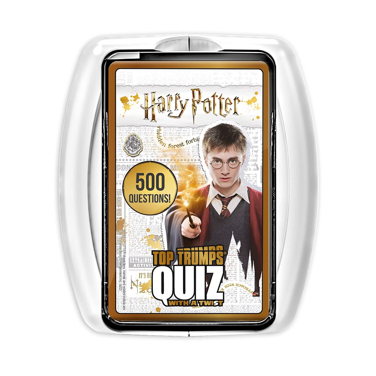Top Trumps Harry Potter Quiz Game - 500 Questions | Plastic Case | Ages 12+ 1