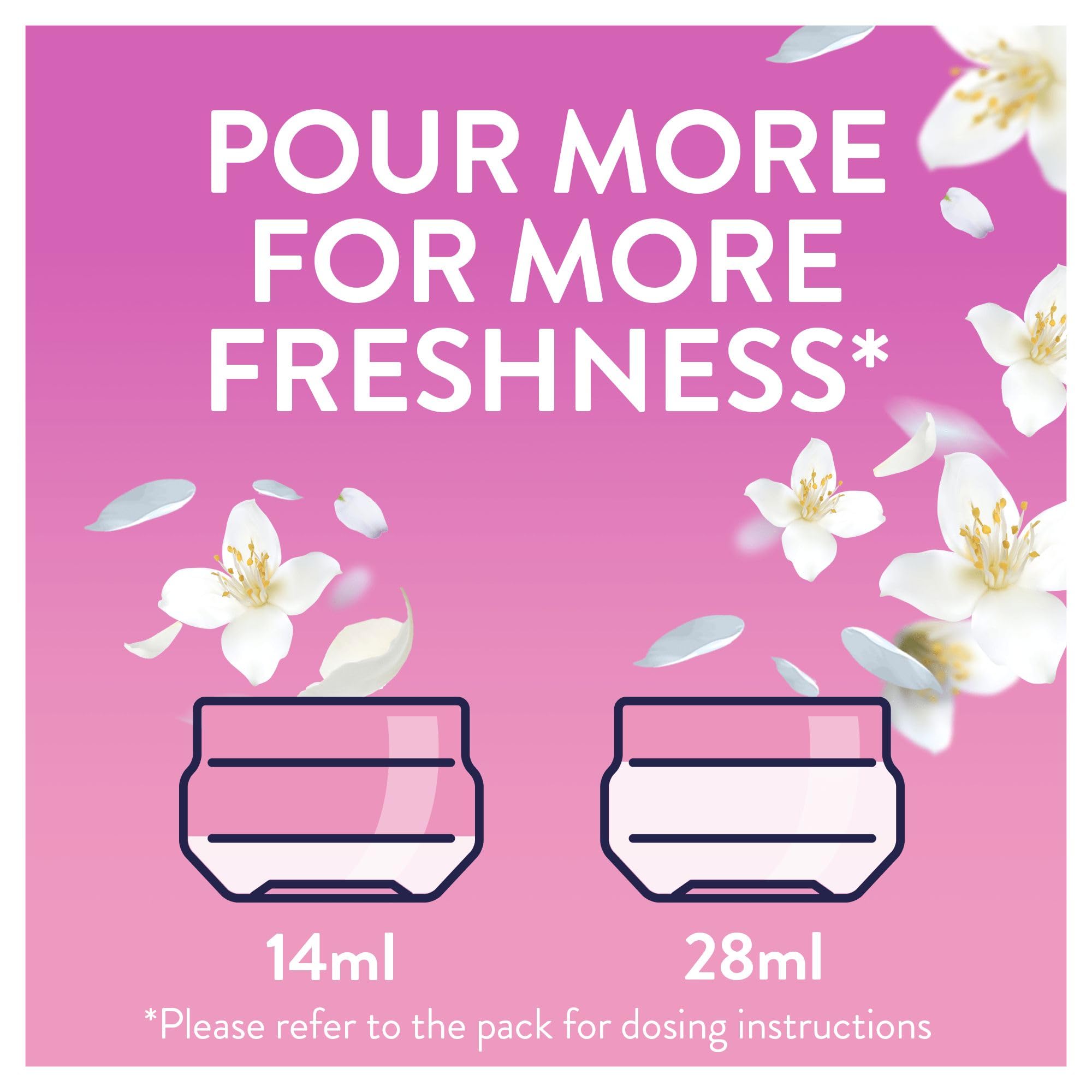 Lenor Outdoorable Fabric Conditioner - Dreamy Jasmine Scent | 1.176L (84 Washes) 5