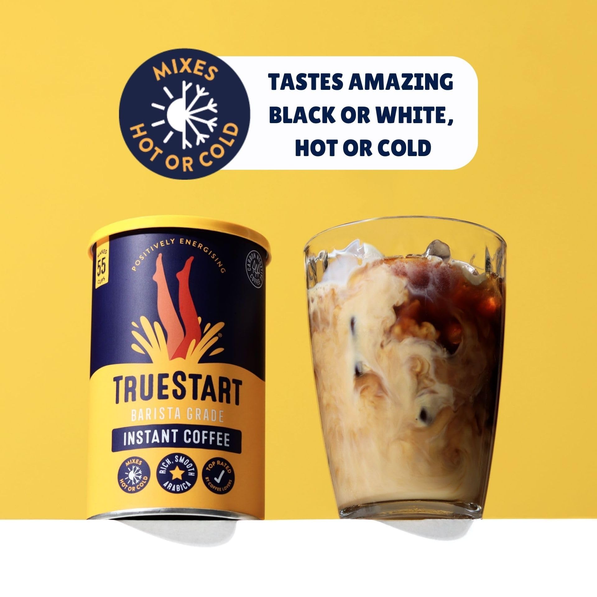 TrueStart – Smooth Original Barista Grade Instantkaffee, 2er-Pack