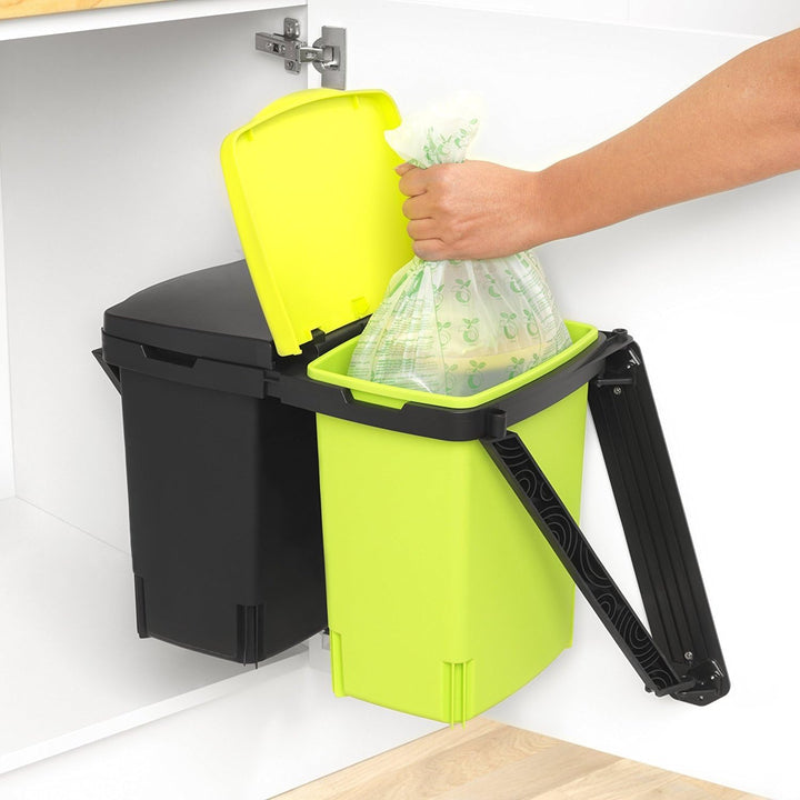 Brabantia - Food Waste Caddy Compostable Bin Liners 10 L (Code K, 10 Pack)