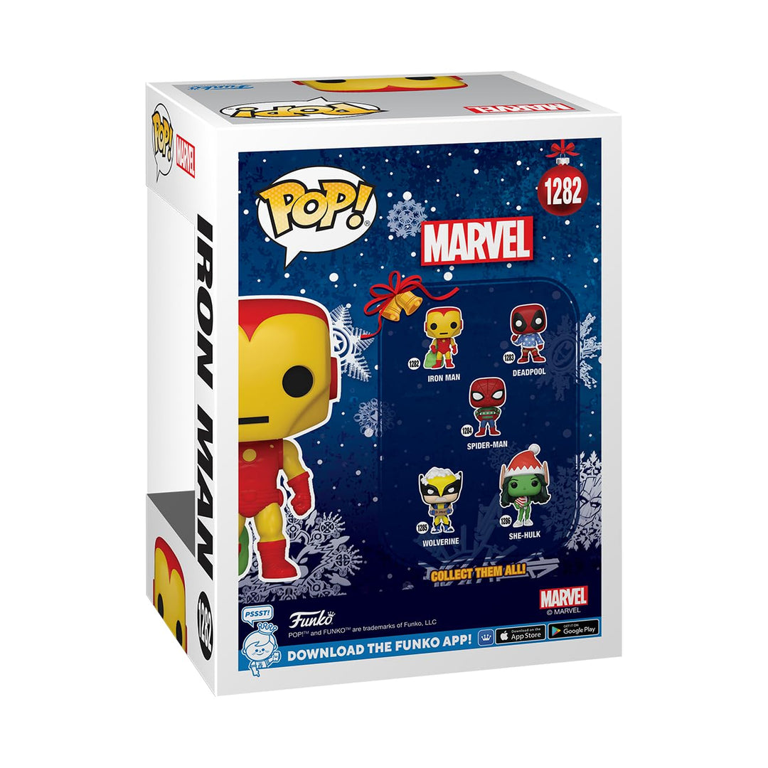 Funko Pop! Marvel: Holiday - Iron Man with Bag Vinyl Figure
