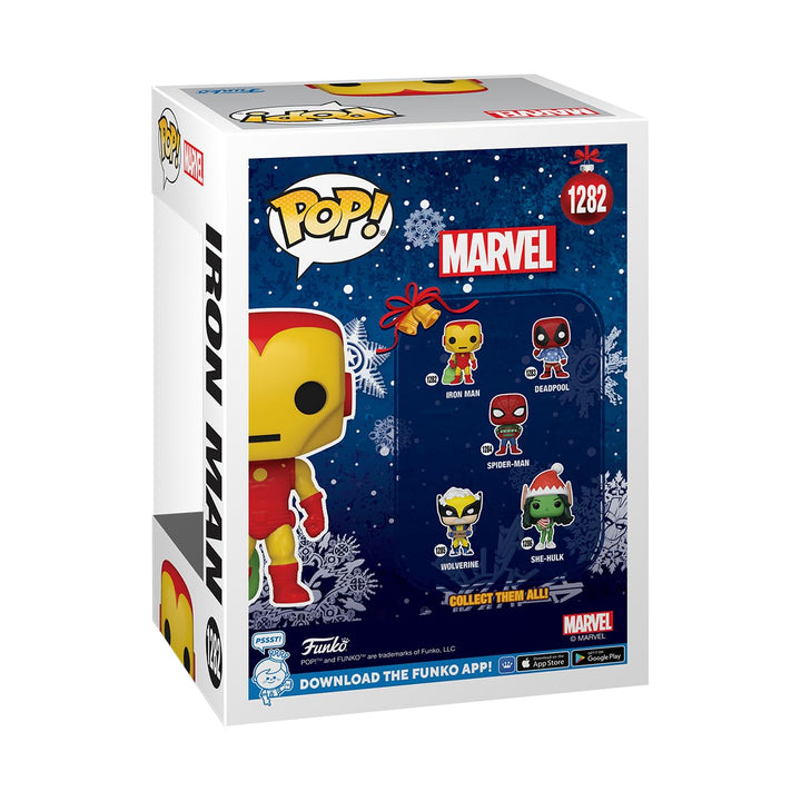 Funko Pop! Marvel: Holiday - Iron Man with Bag Vinyl Figure