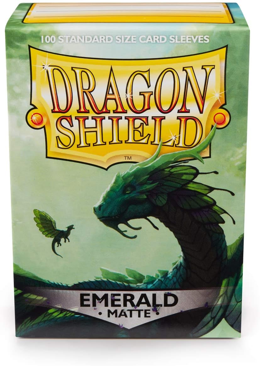 Dragon Shield Matte Emerald Art Sleeve - 100 Count Box by Arcane Tinmen 1