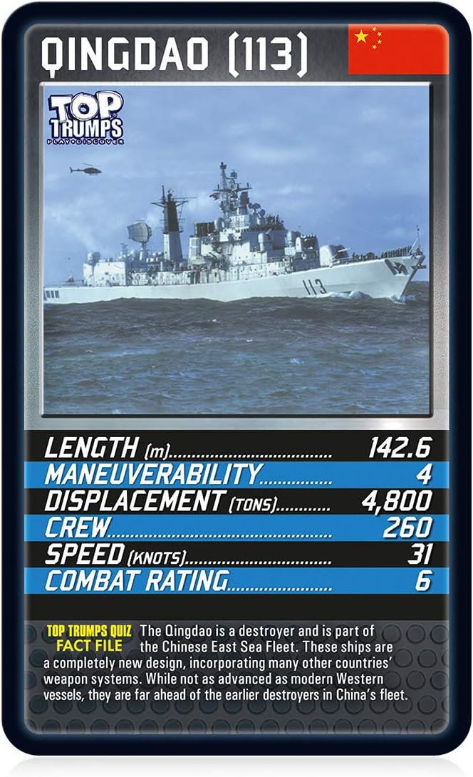 Top Trumps Battleships Card Game