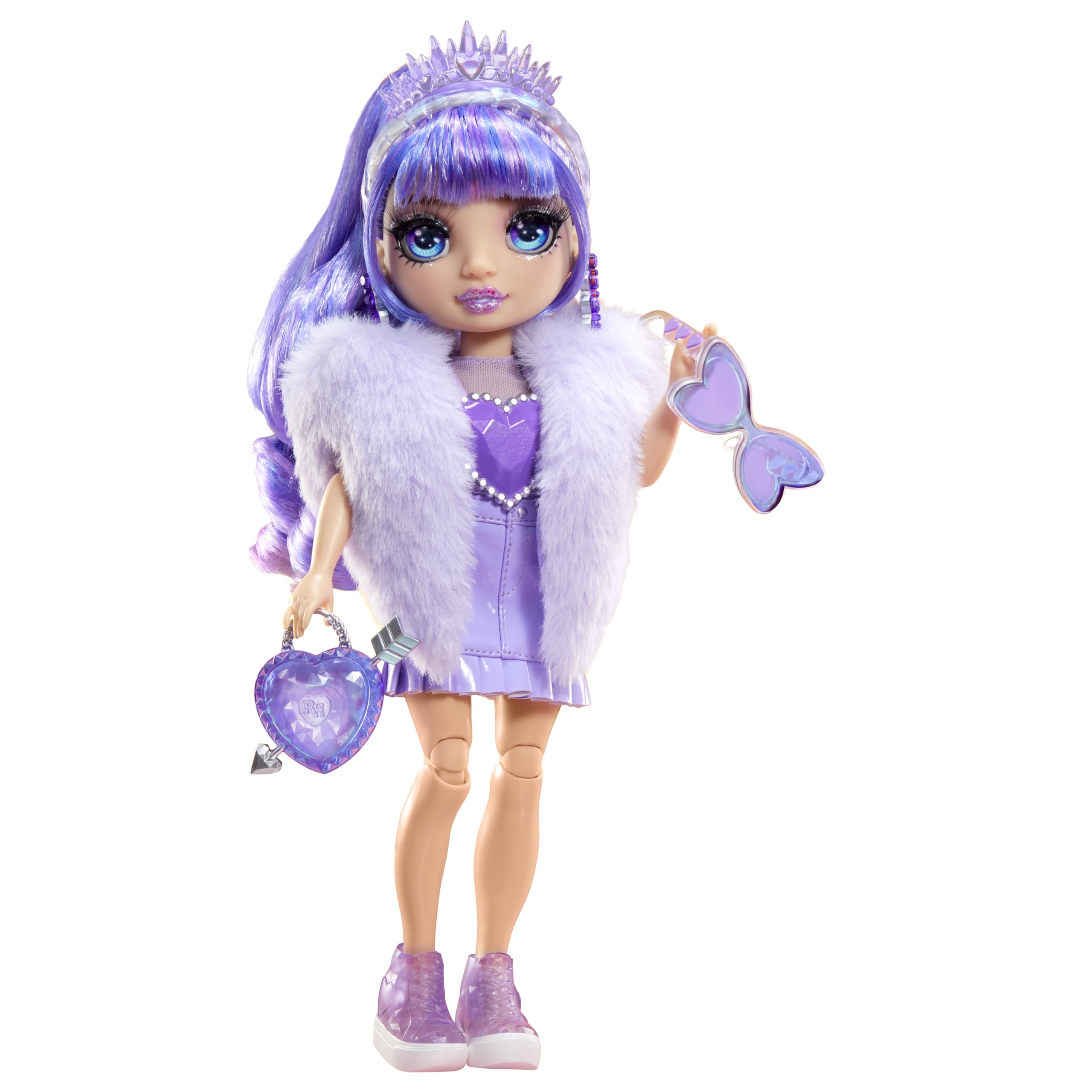 Rainbow High Creative Crystals Violet - Purple 28 cm Fashion Doll with DIY Crystal Make It Kit 3