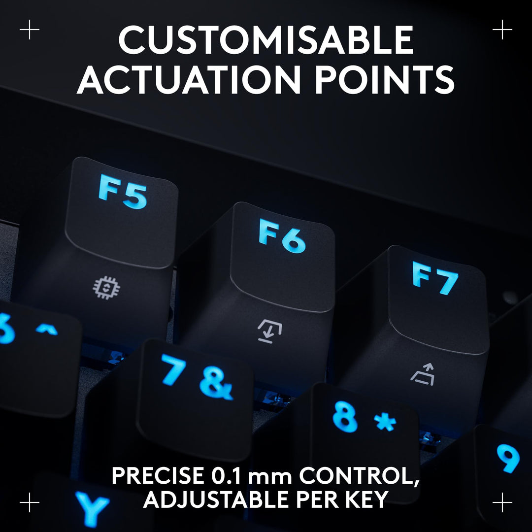 Logitech G PRO X TKL RAPID Wired Gaming Keyboard - Magnetic Hall-Effect Switches, RGB LIGHTSYNC, Tenkeyless Design