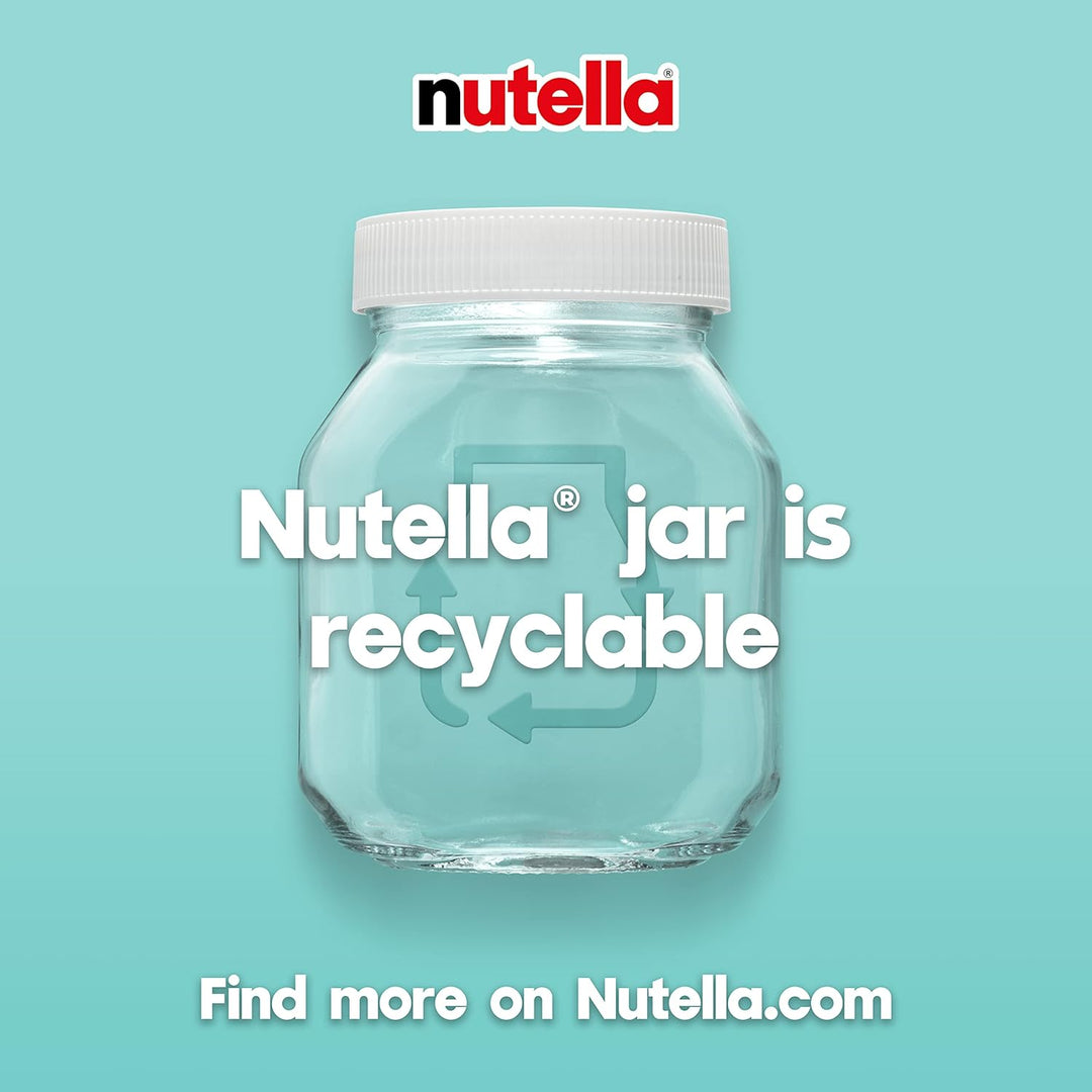 Nutella Hazelnut Chocolate Spread 350g Jar - Cocoa & Hazelnut Spread for Pancakes