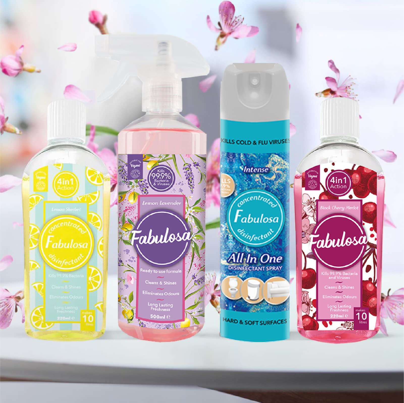 Fabulosa Concentrated Antibacterial All-Purpose Cleaner - Kills 99.9% Bacteria & Viruses | Unicorn Dust Scent | 220ml 5