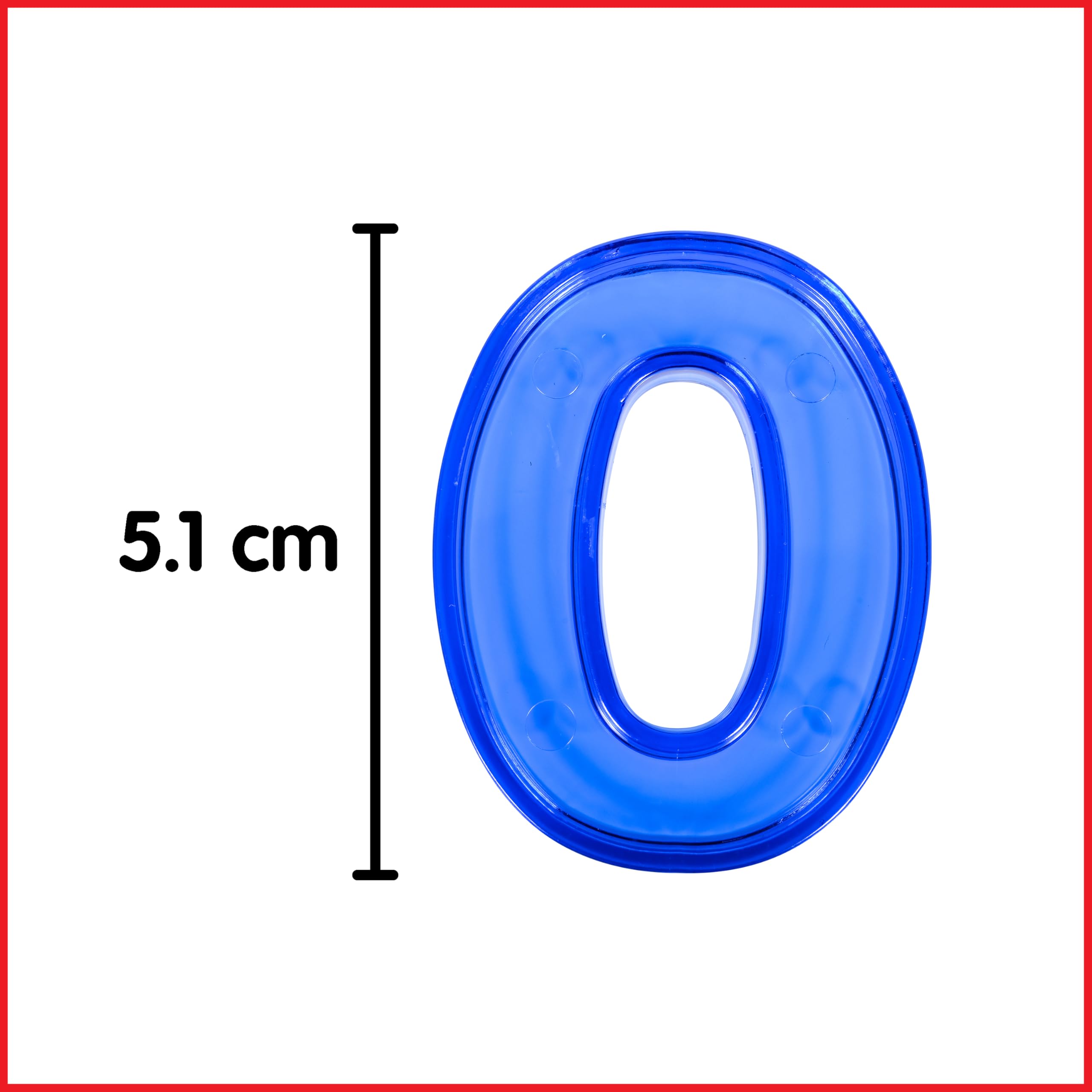 edxeducation Transparent Numbers - Set of 40 | Learning Resource | Ages 3+ 2