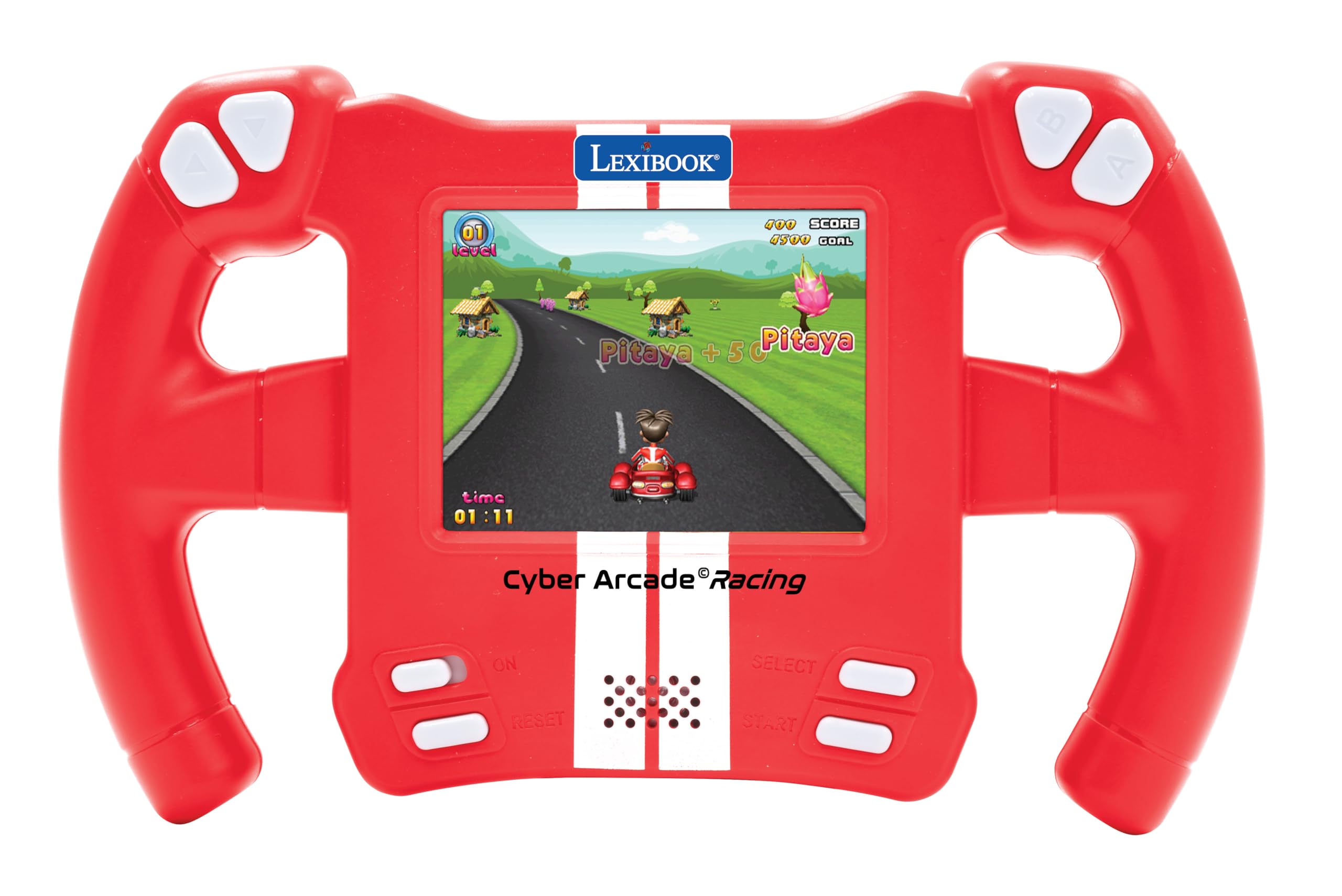 Lexibook JL3150 Cyber Arcade Motion Console - 30 Racing, Action & Puzzle Games - Red 1