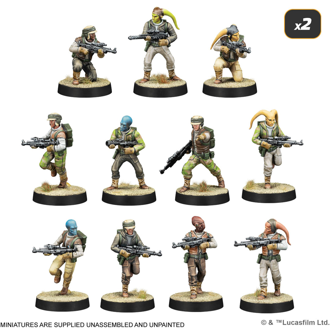 Atomic Mass Games Star Wars: Legion Rebel Alliance Starter Set