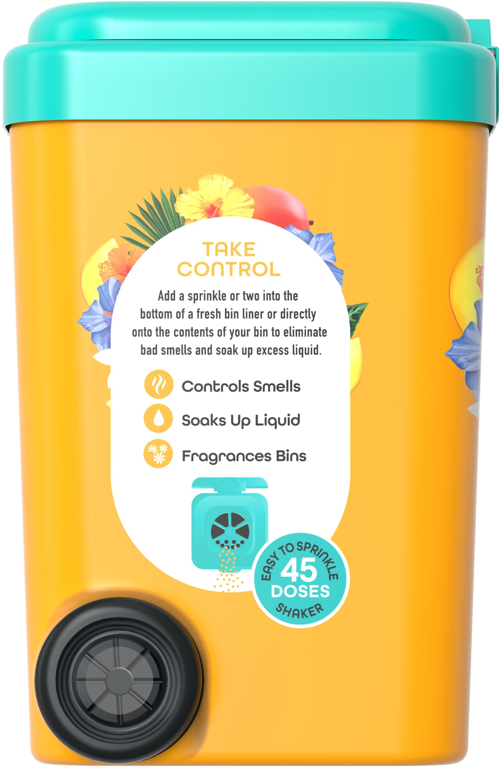 Bin Buddy Happy Mango Bin Freshener Powder 450g – Tropical Scent Deodorizer for Kitchen, Bathroom, Food Waste & Wheelie Bins 4