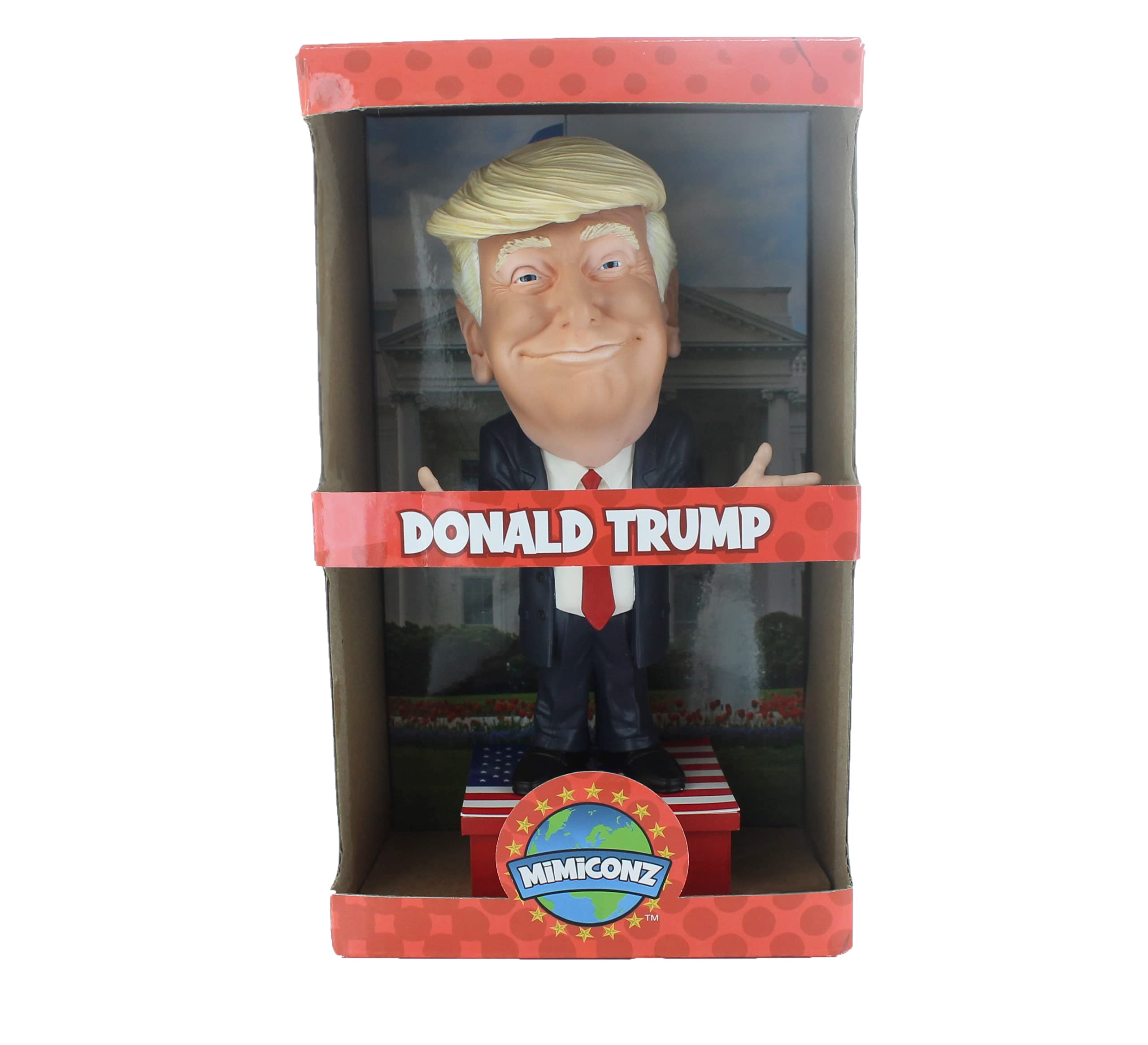 Mimiconz Donald Trump World Leaders Chibi Figure - 20cm Hand-Painted PVC Miniature 2