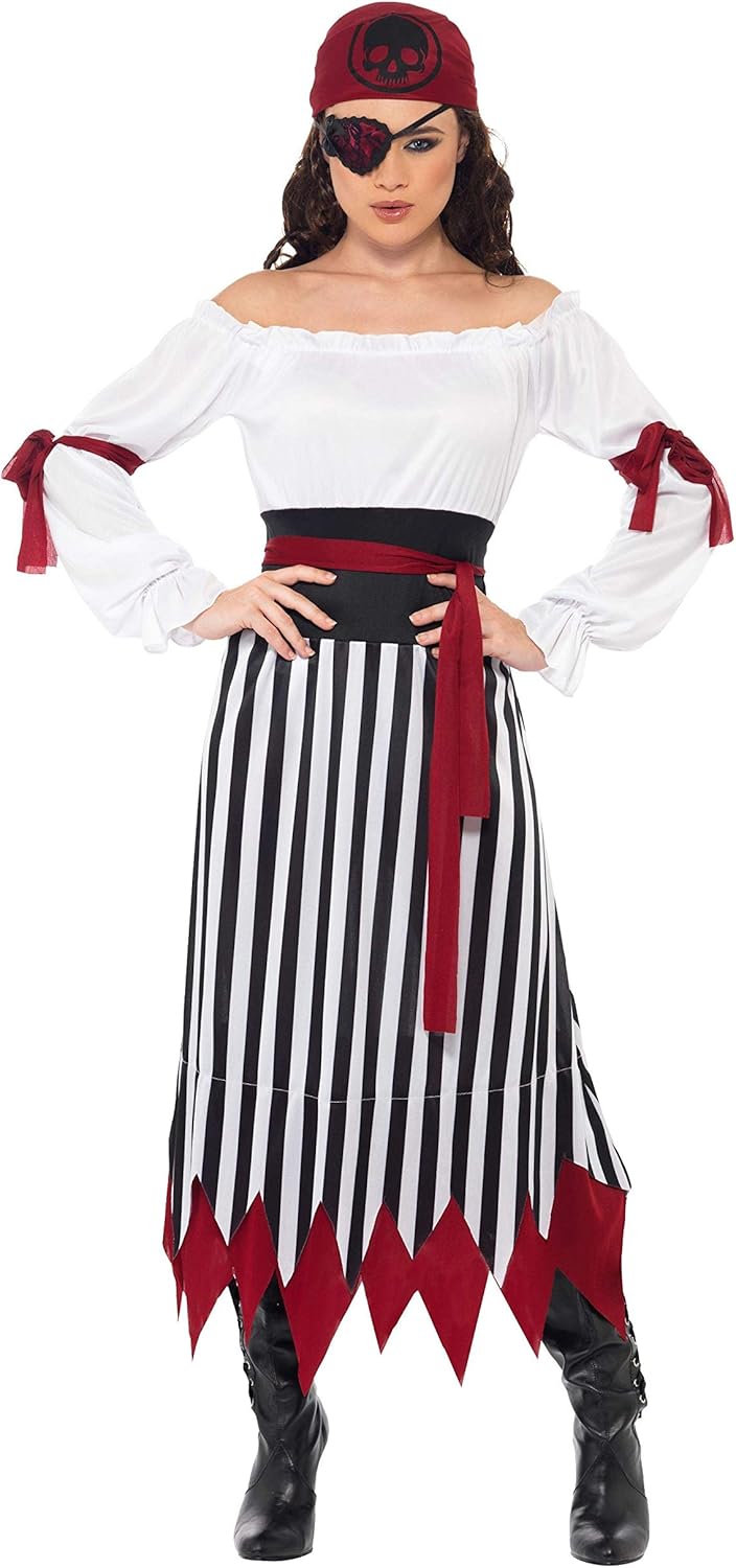 Smiffys Pirate Lady Costume - Adult Women Size 8-10 (20803S)