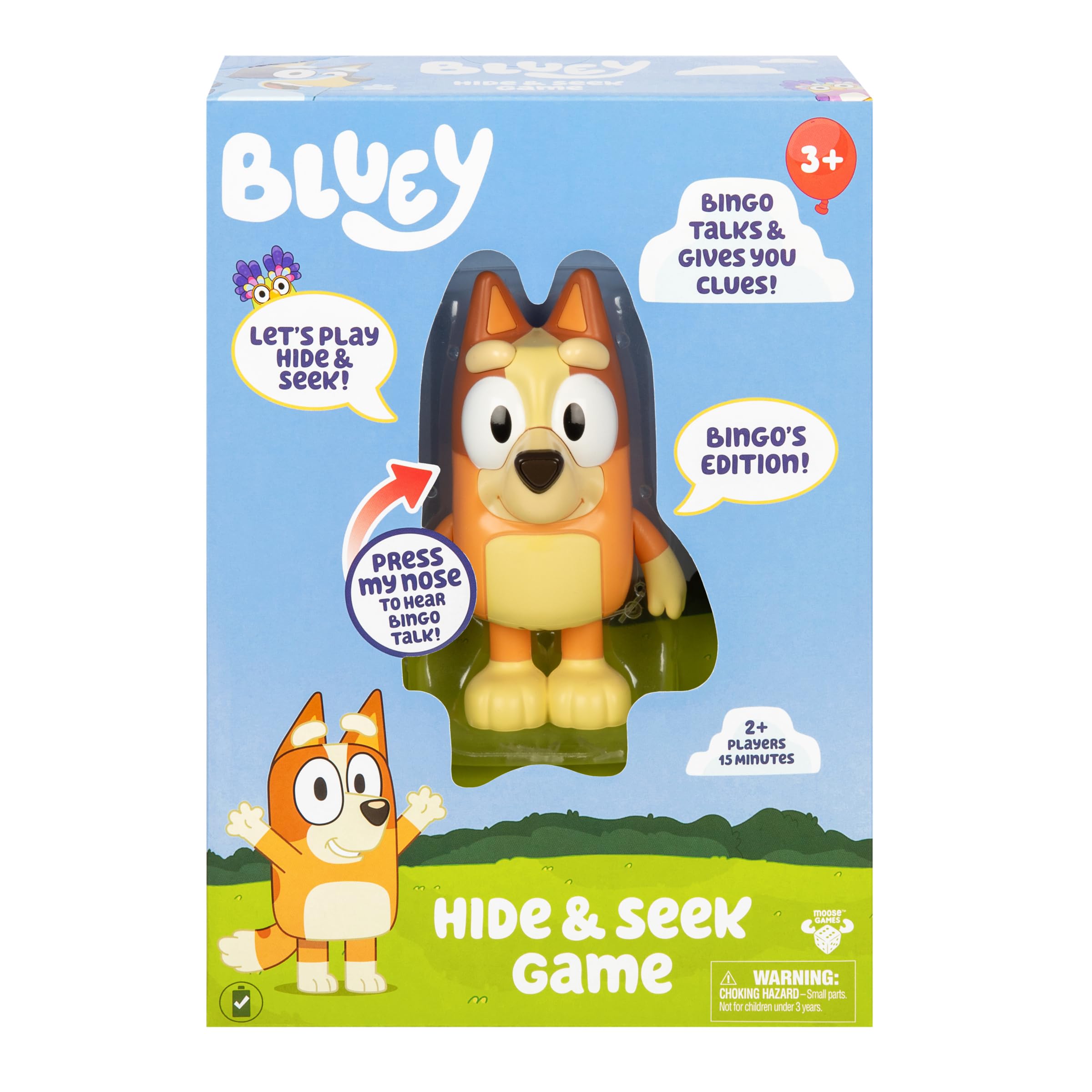 Bluey Hide & Seek Game - Bingo Electronic Figure with Sound, Dance Mode & Timer 1
