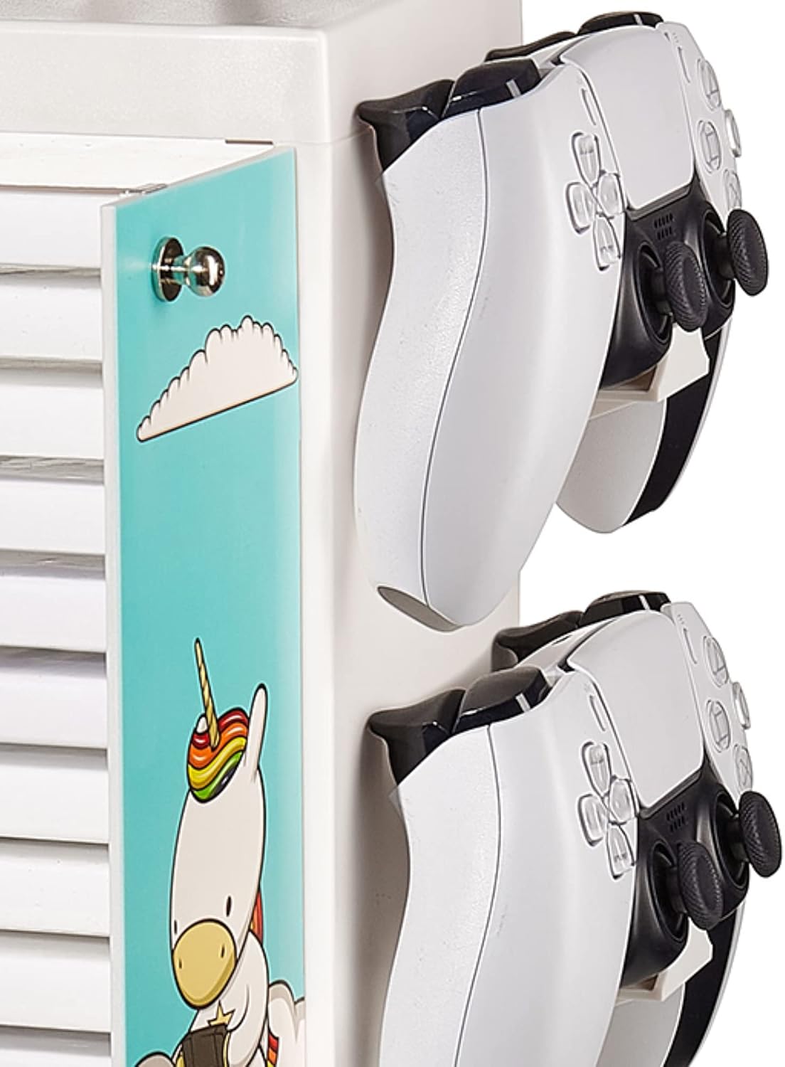 Numskull Eric the Unicorn Gaming Locker - Controller Holder & Headset Stand for PS, Xbox, Switch 2
